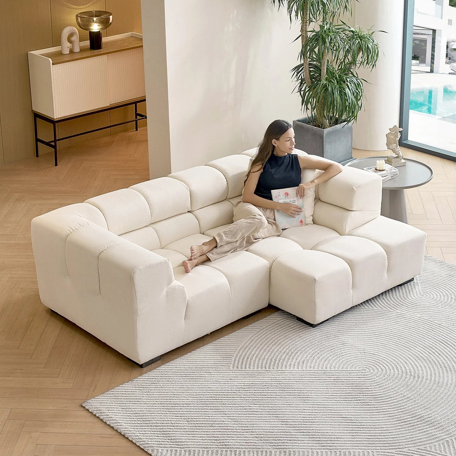 Amora Sectional High Arm - Image 119