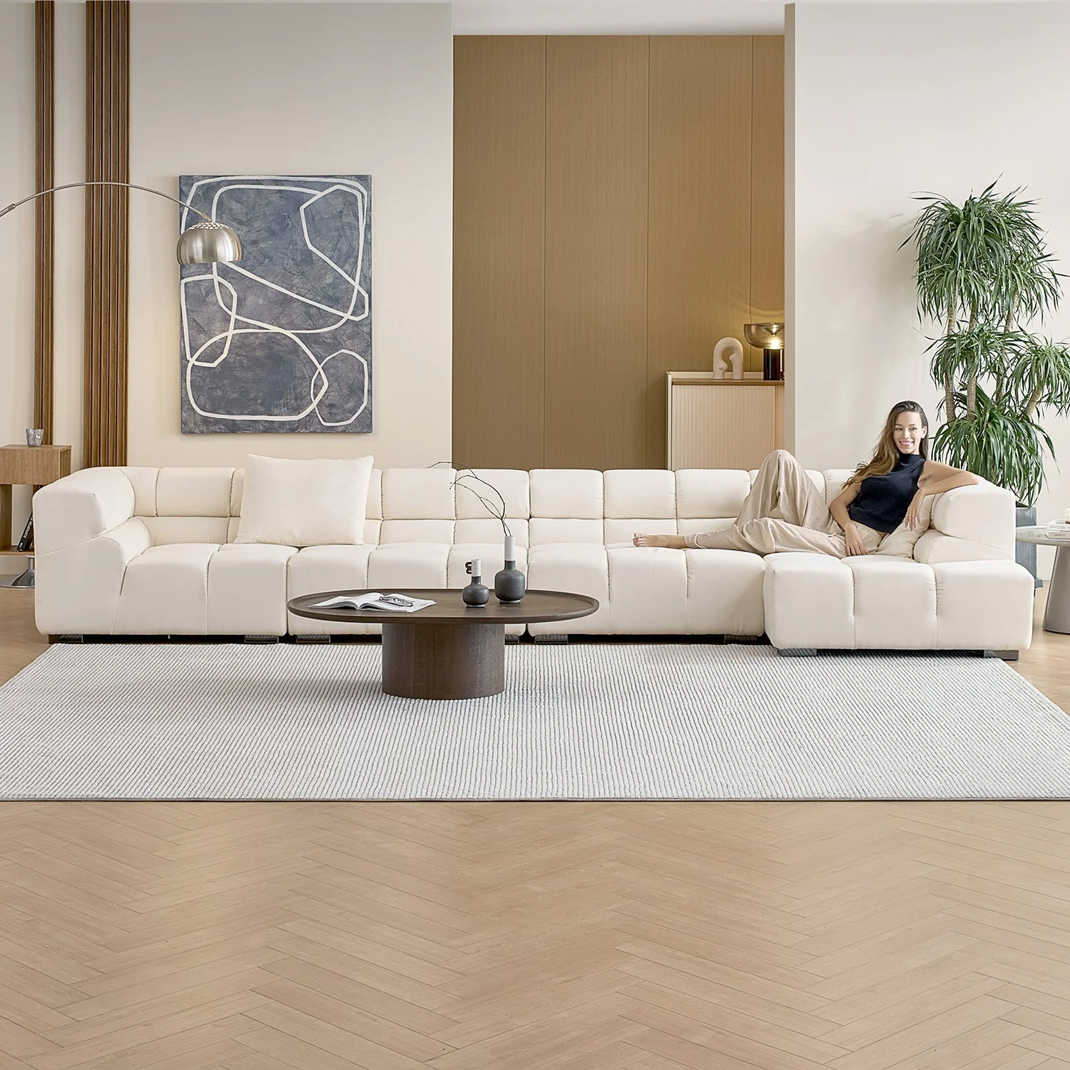 Amora Sectional High Arm - Image 195
