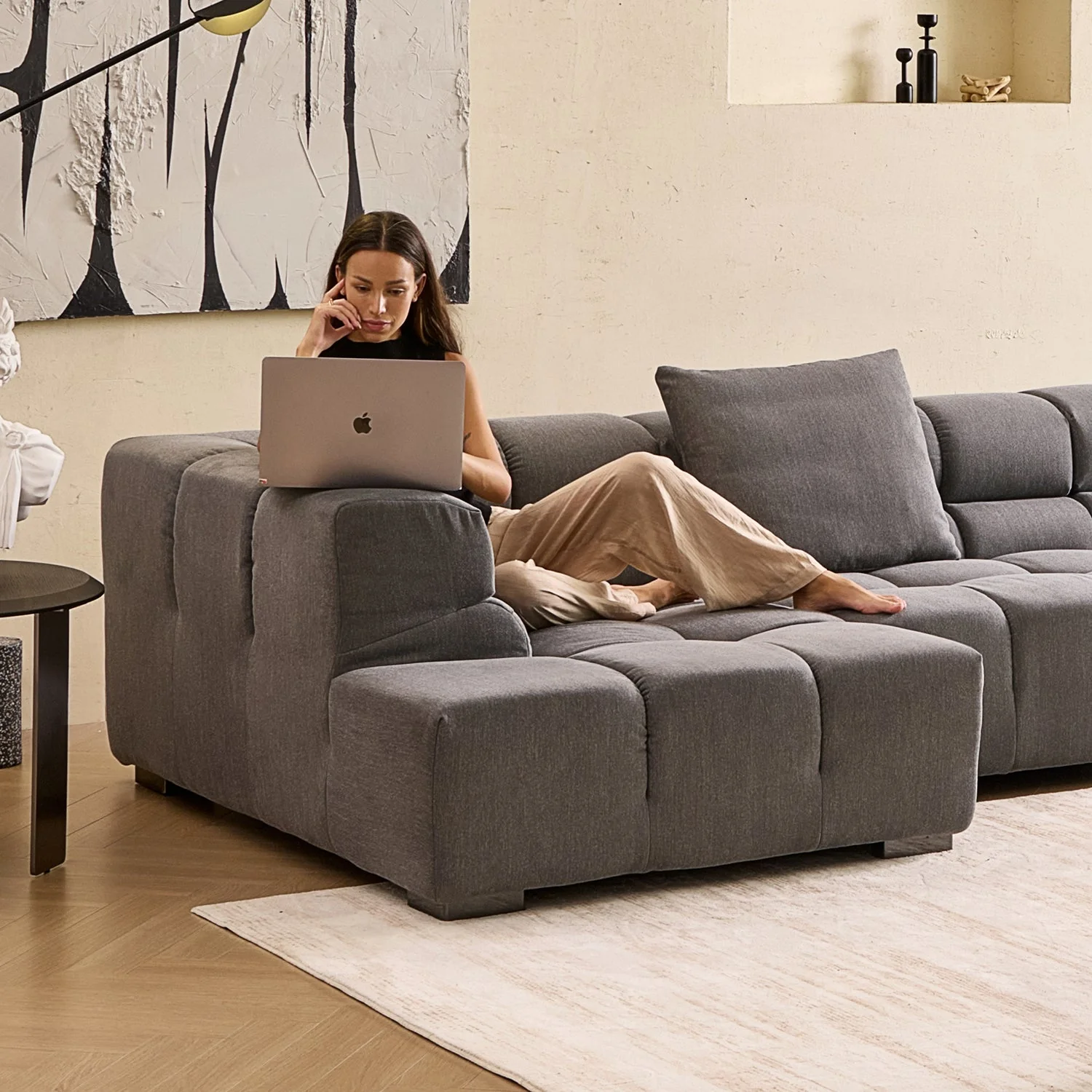 Amora Sectional High Arm - Image 69