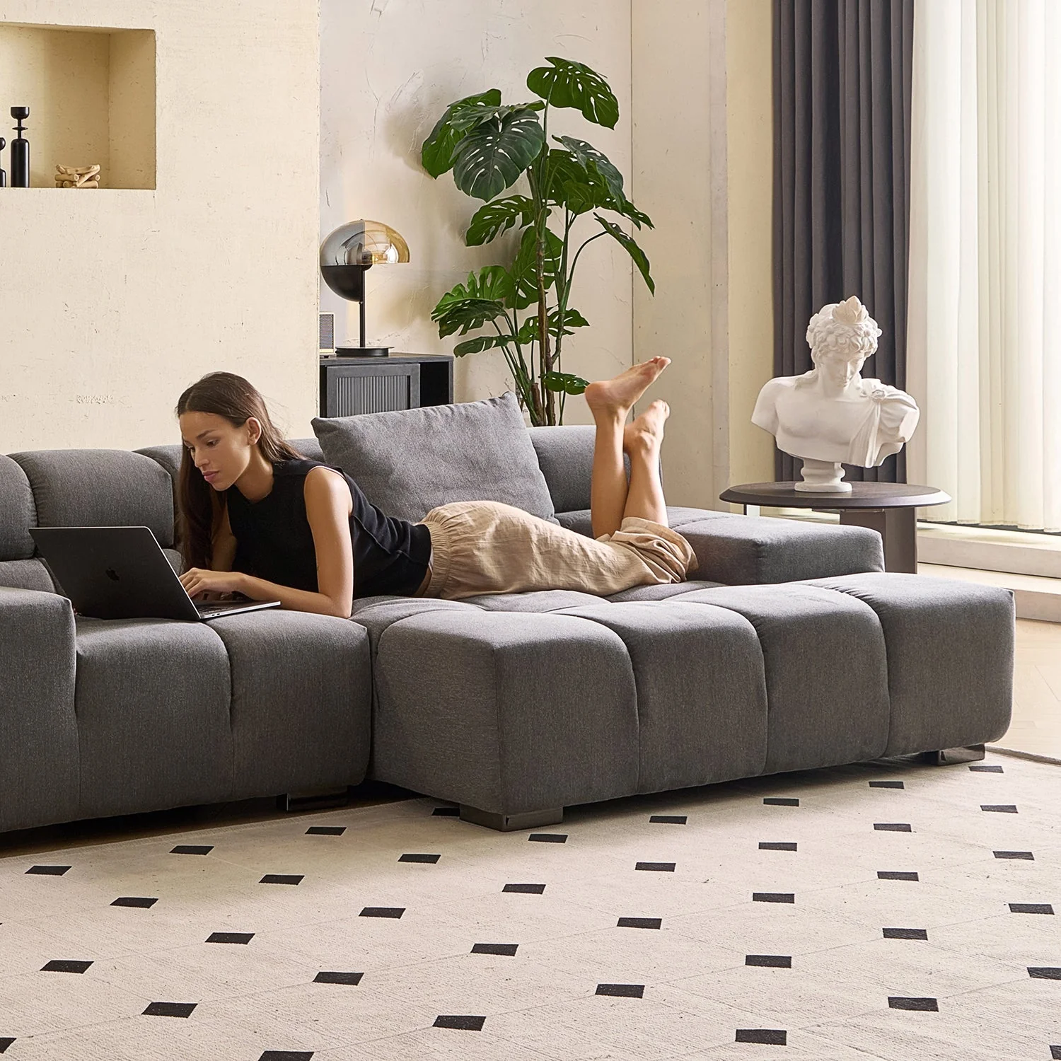 Amora Sectional Low Arm - Image 59