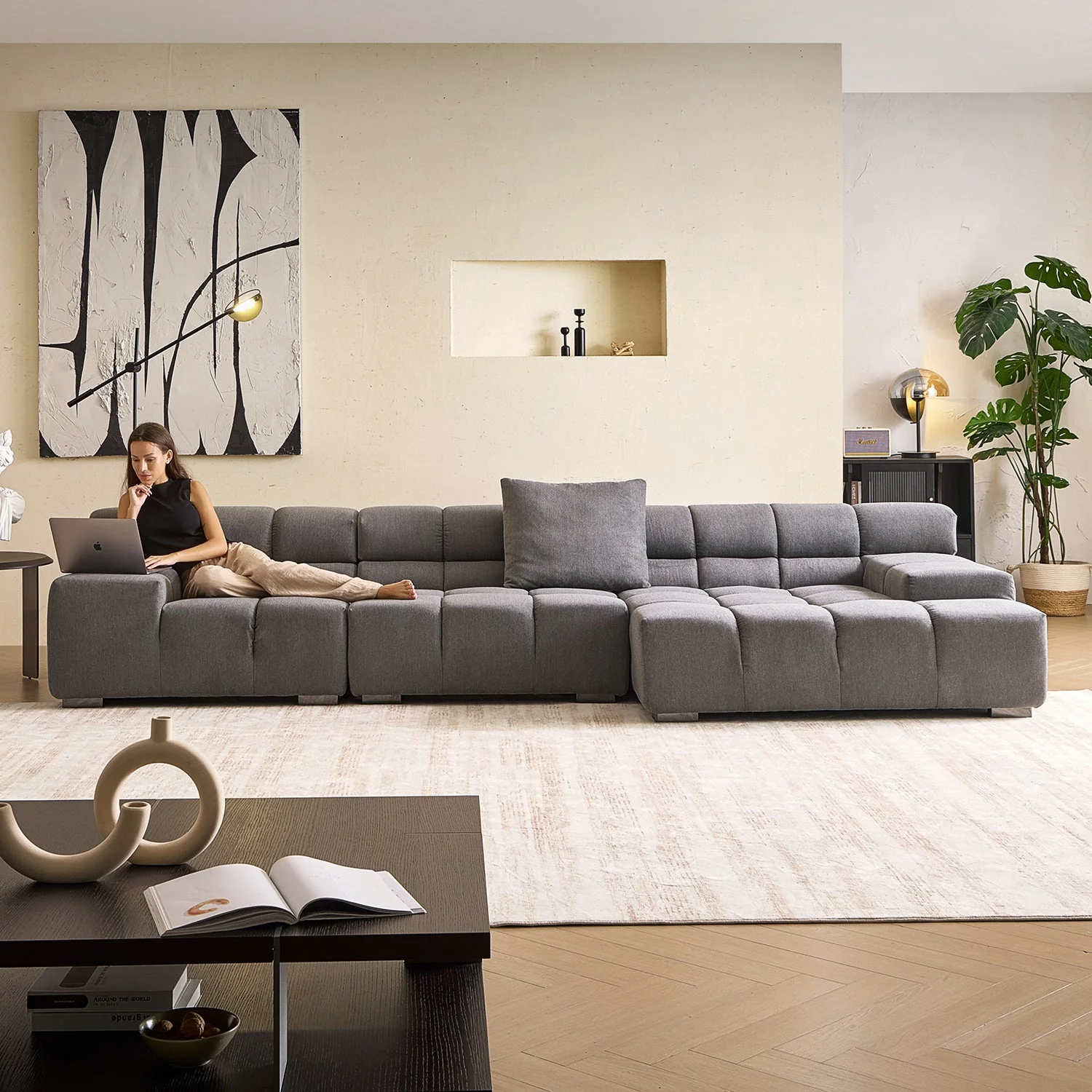 Amora Sectional Low Arm - Image 65