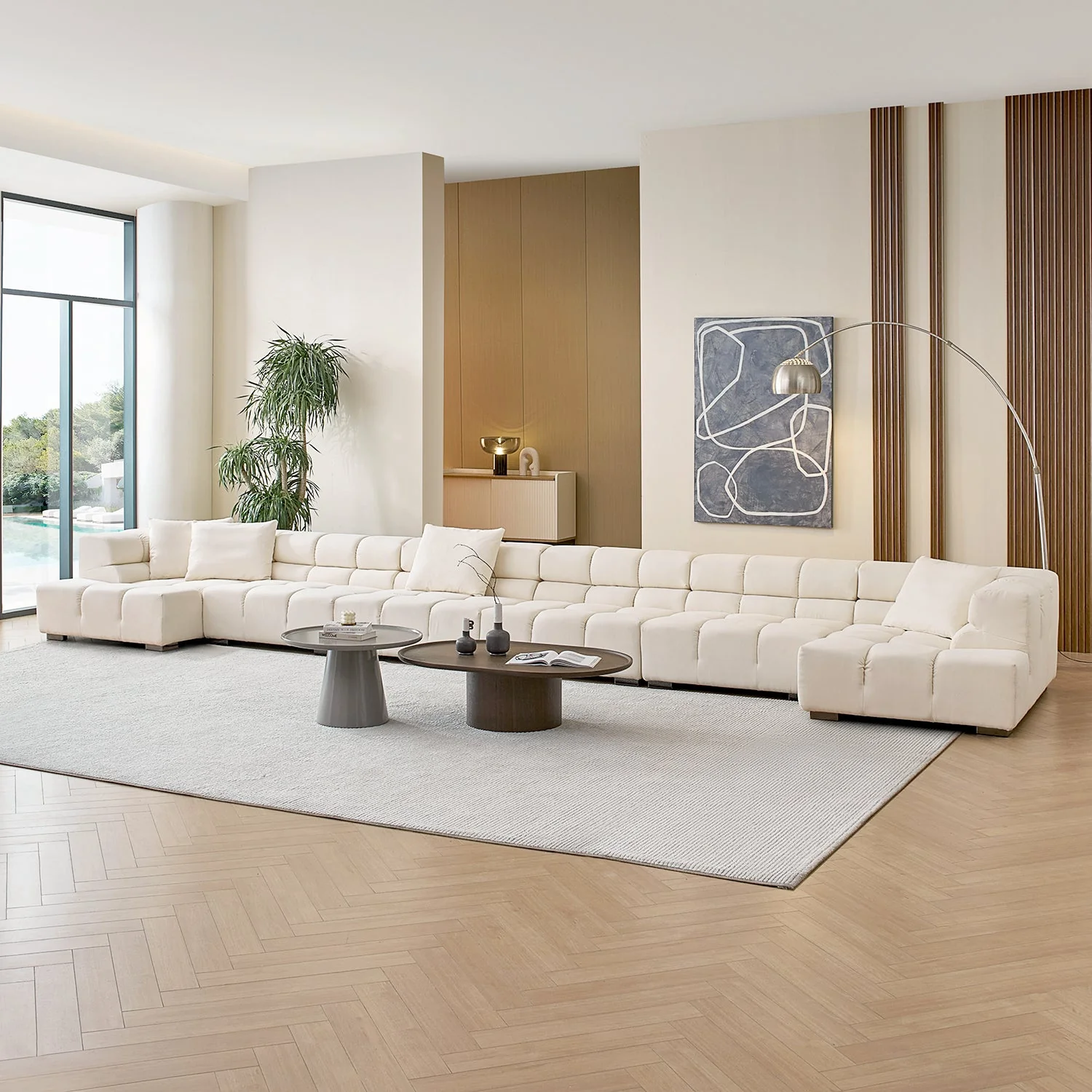 Amora U Sectional High Arm - Image 75