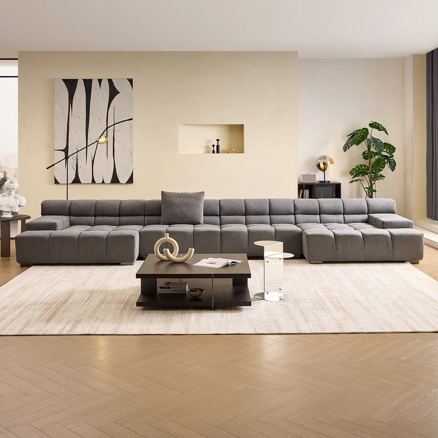 Amora U Sectional Low Arm - Image 14