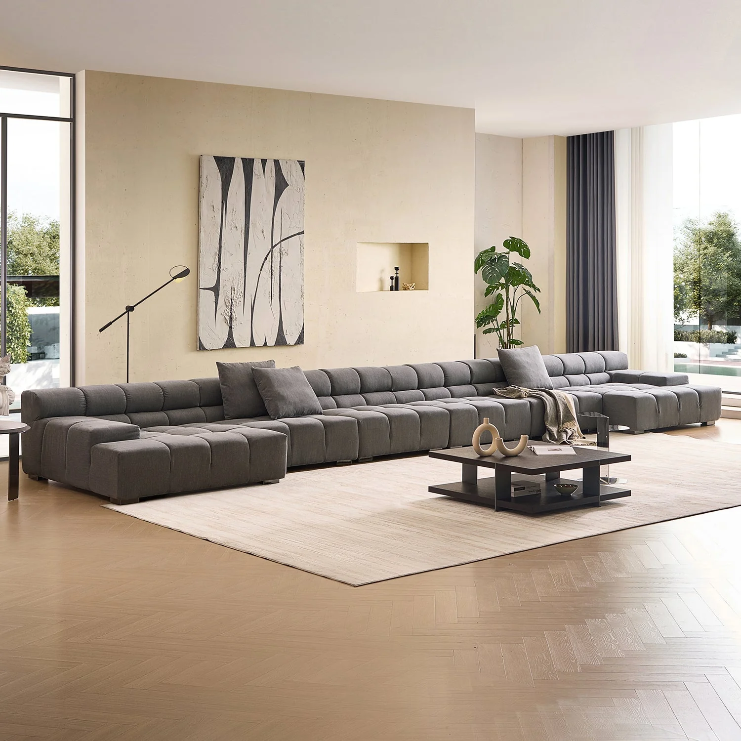 Amora U Sectional Low Arm - Image 49