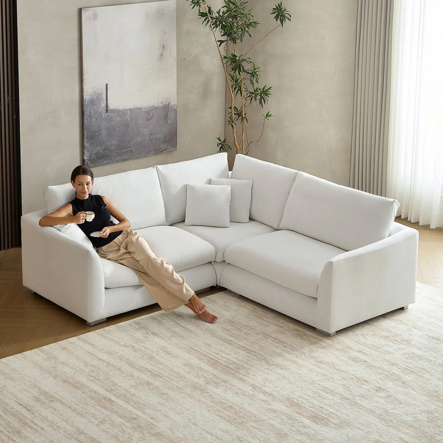 Feathers L Sectional - Image 35