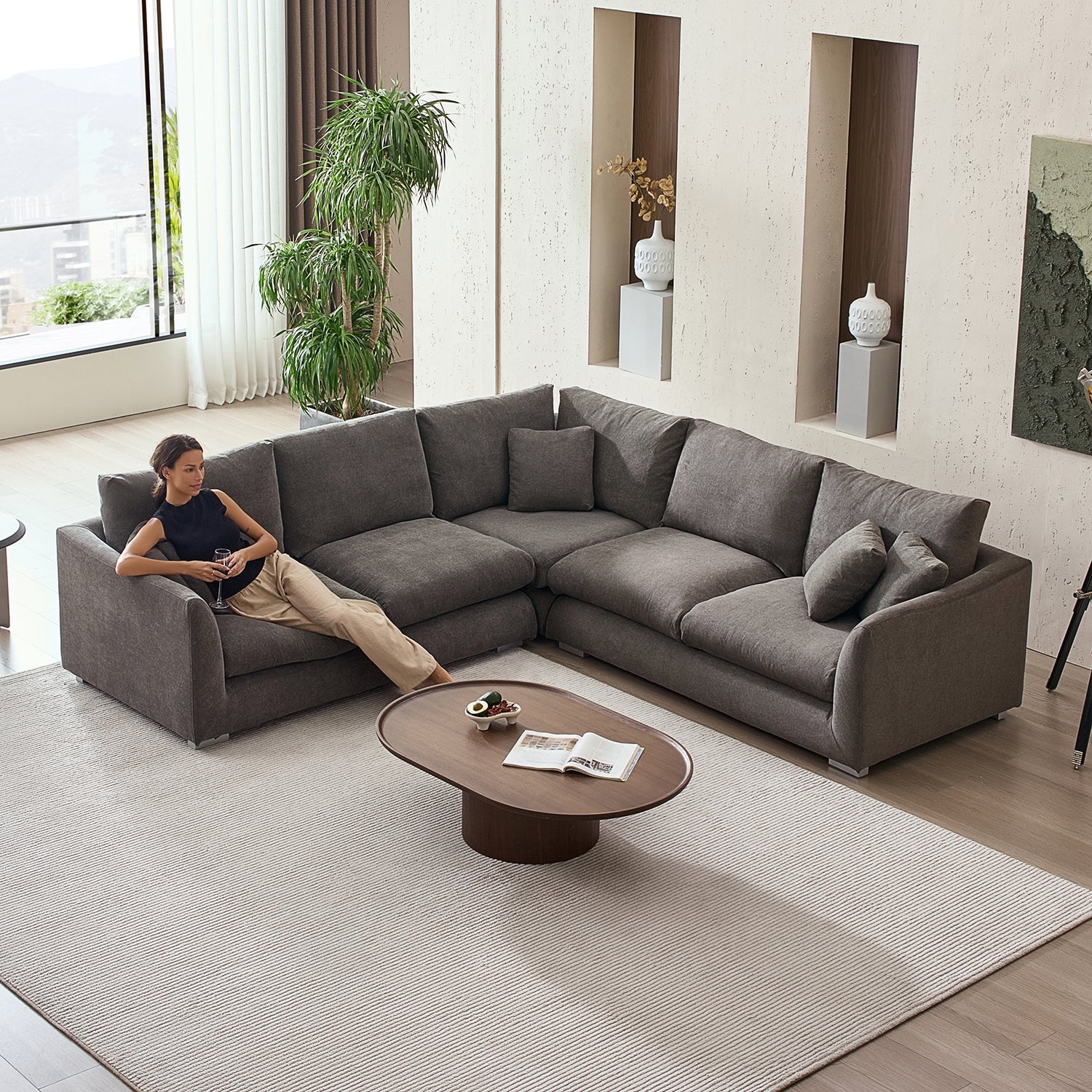 Feathers L Sectional - Image 65