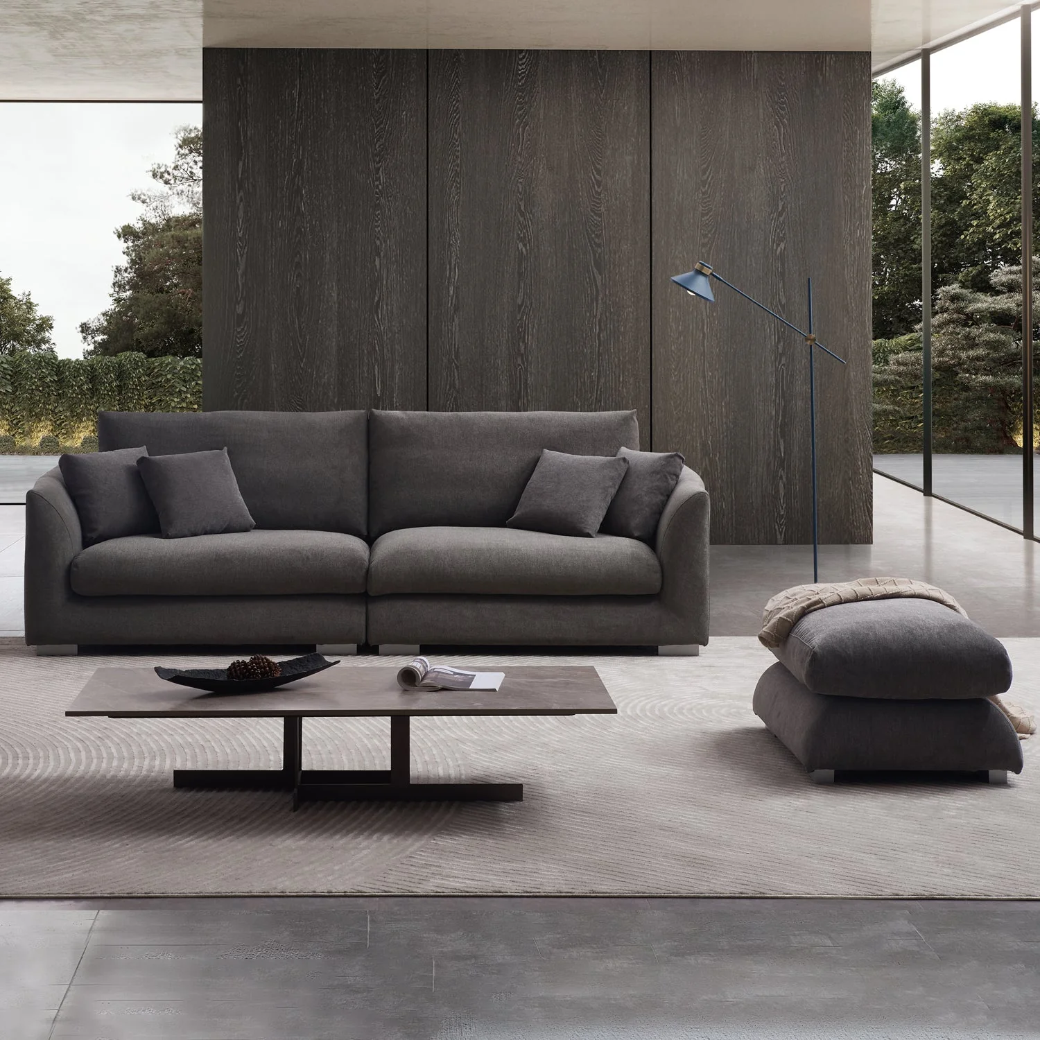 Feathers Sofa + Ottoman - Image 37