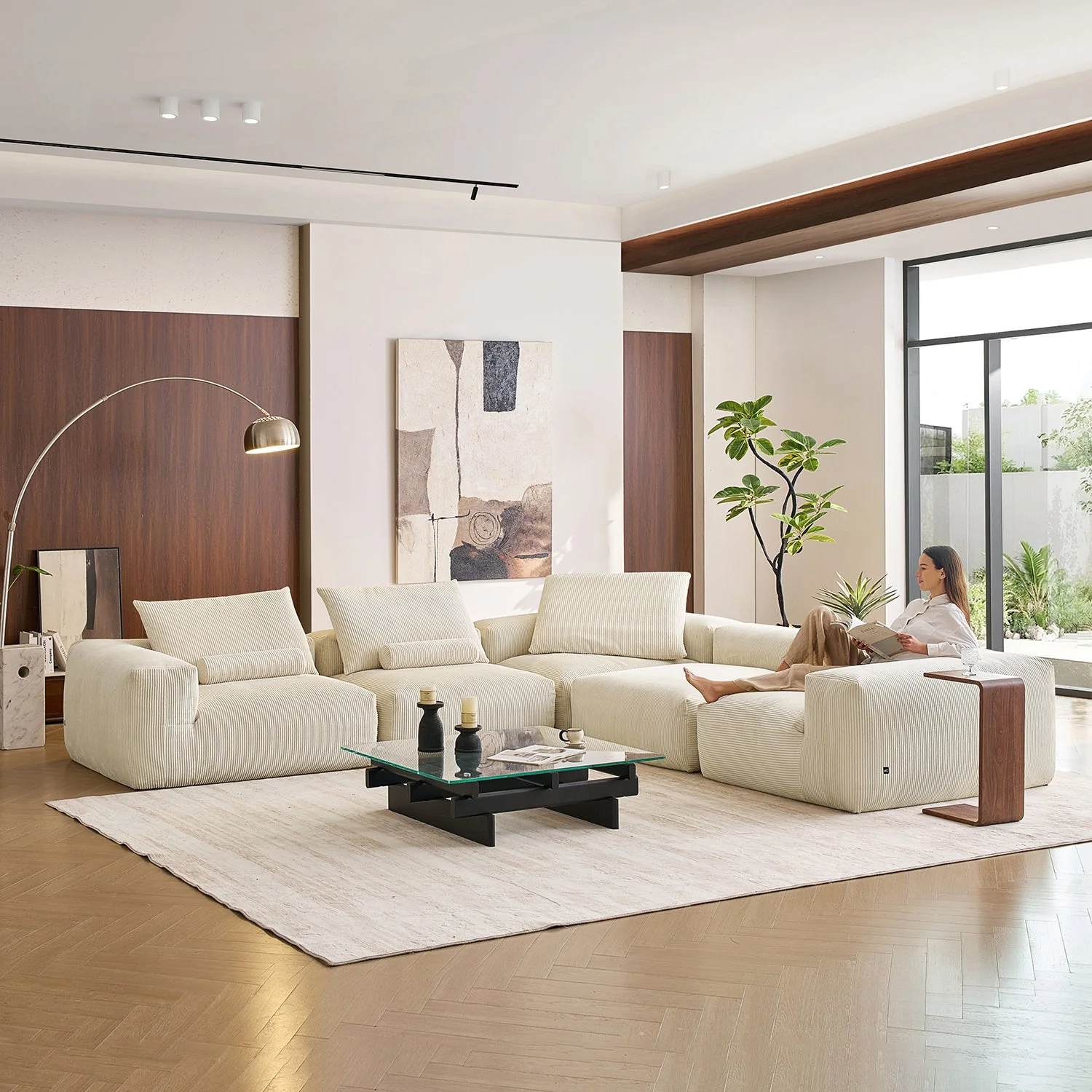 Mellow Closed L Sectional - Image 29