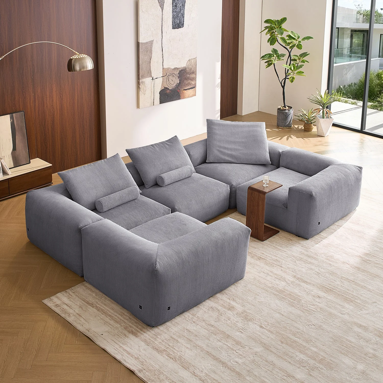 Mellow Closed U Sectional - Image 14