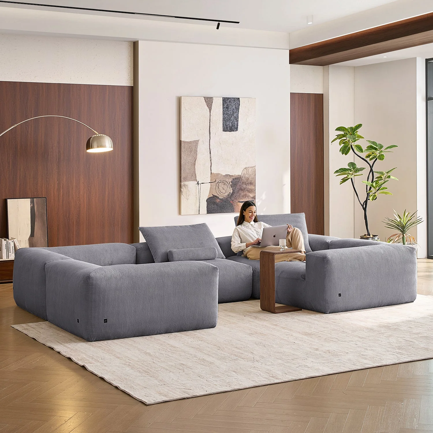 Mellow Closed U Sectional - Image 16