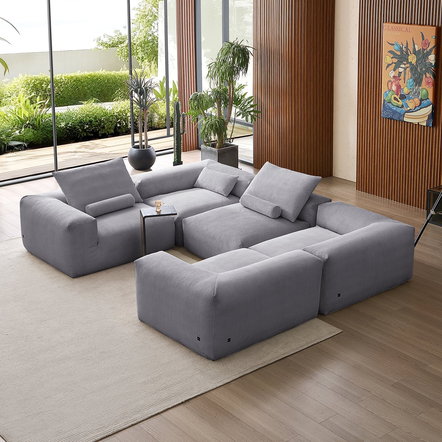 Mellow Extra Deep Closed U Sectional - Image 13