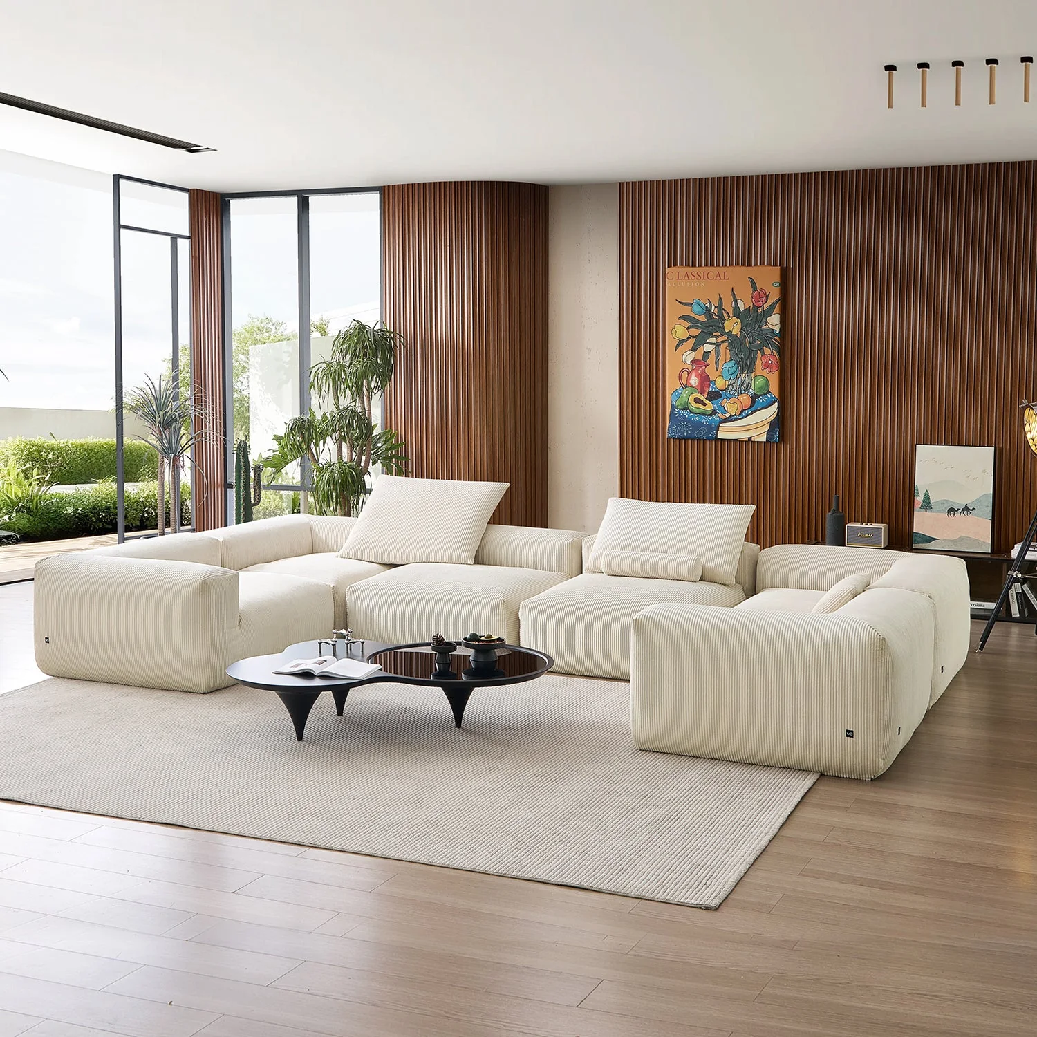 Mellow Extra Deep Closed U Sectional - Image 33