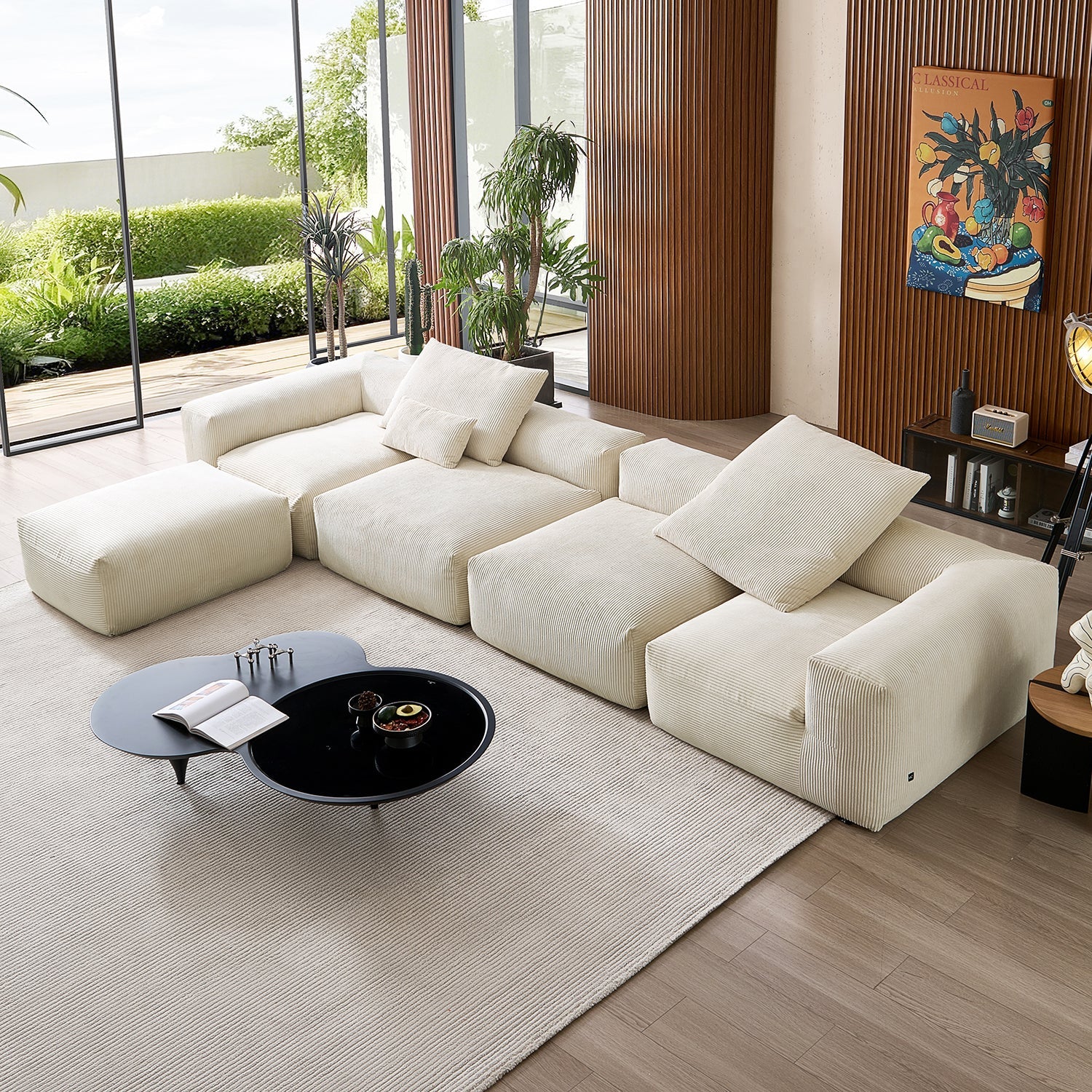 Mellow Extra Deep Sectional with Ottoman - Image 61