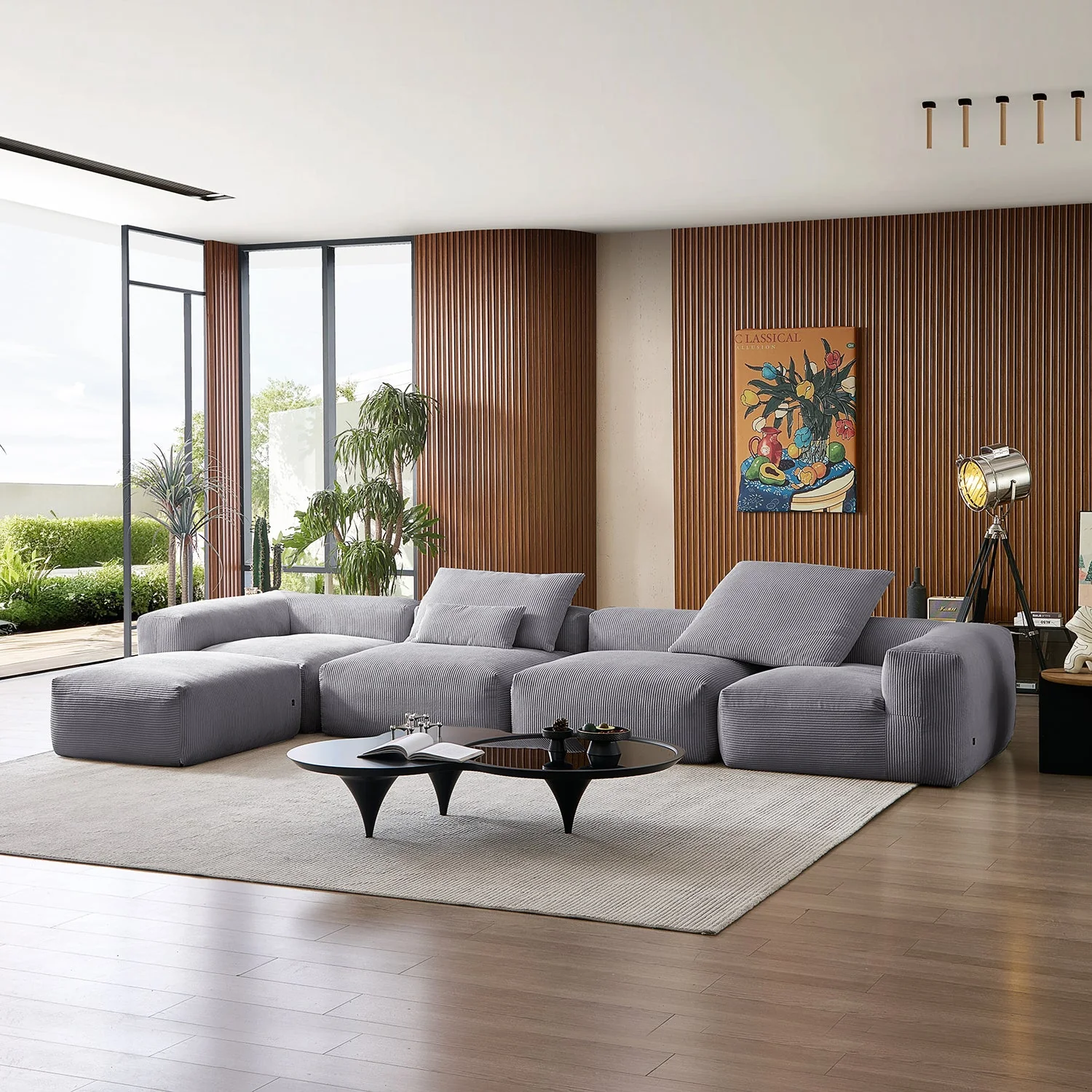 Mellow Extra Deep Sectional with Ottoman - Image 78