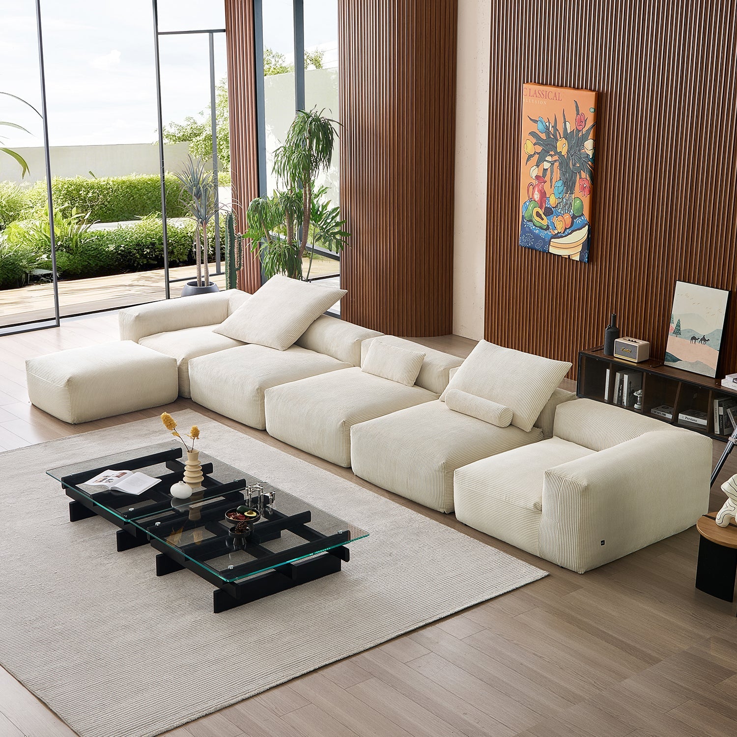 Mellow Extra Deep Sectional with Ottoman - Image 85
