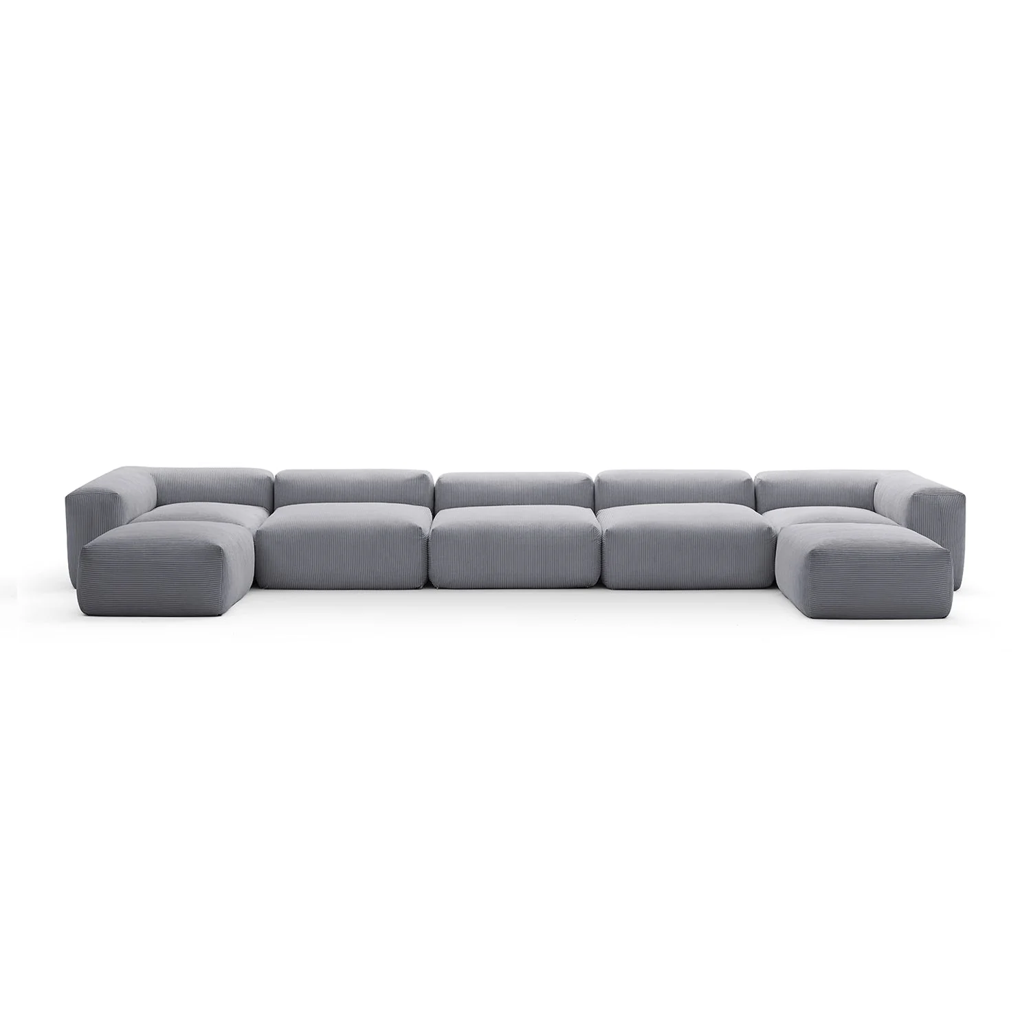 Mellow Extra Deep U Sectional with Ottoman - Image 67