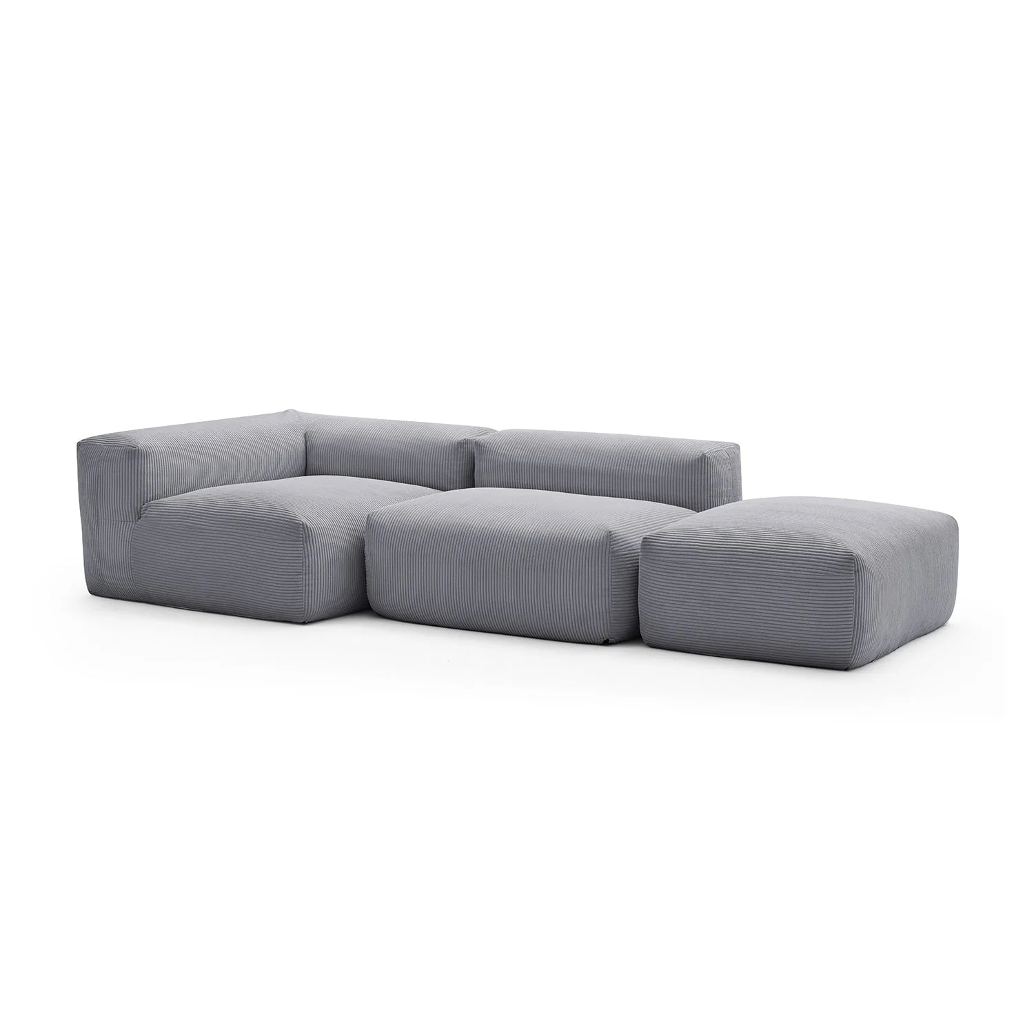 Mellow Half-Closed Sectional with Ottoman - Image 103