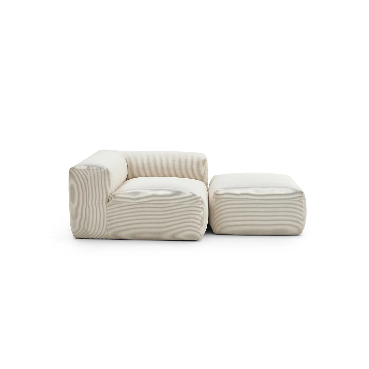 Mellow Half-Closed Sectional with Ottoman - Image 28