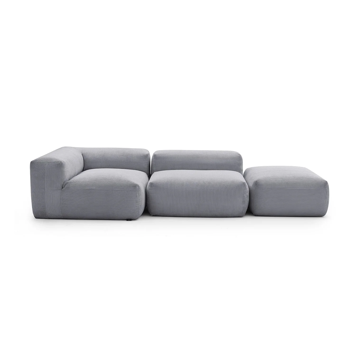 Mellow Half-Closed Sectional with Ottoman - Image 93