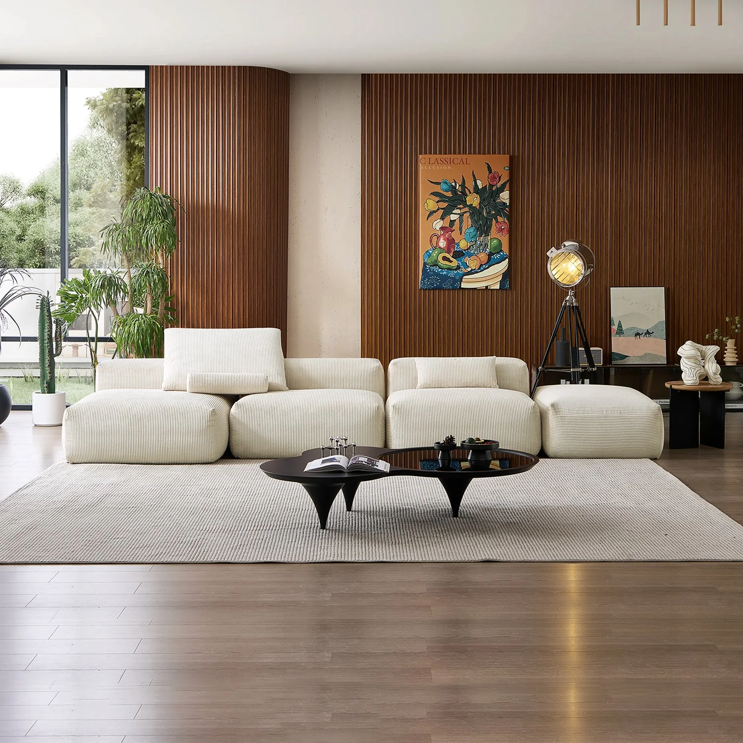 Mellow Open Sectional with Ottoman - Image 27