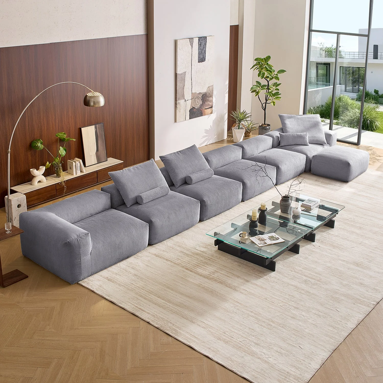 Mellow Sectional with Ottoman - Image 124