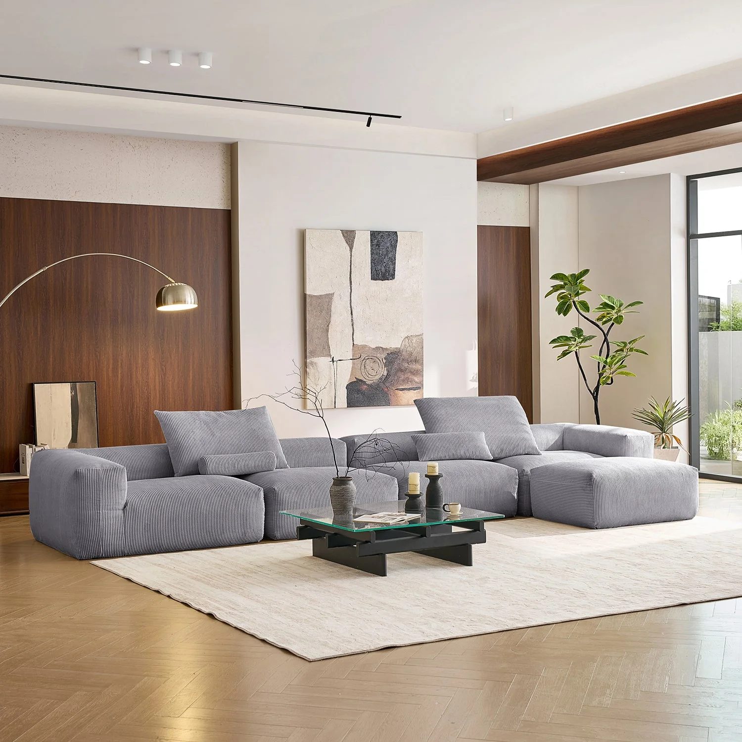 Mellow Sectional with Ottoman - Image 78
