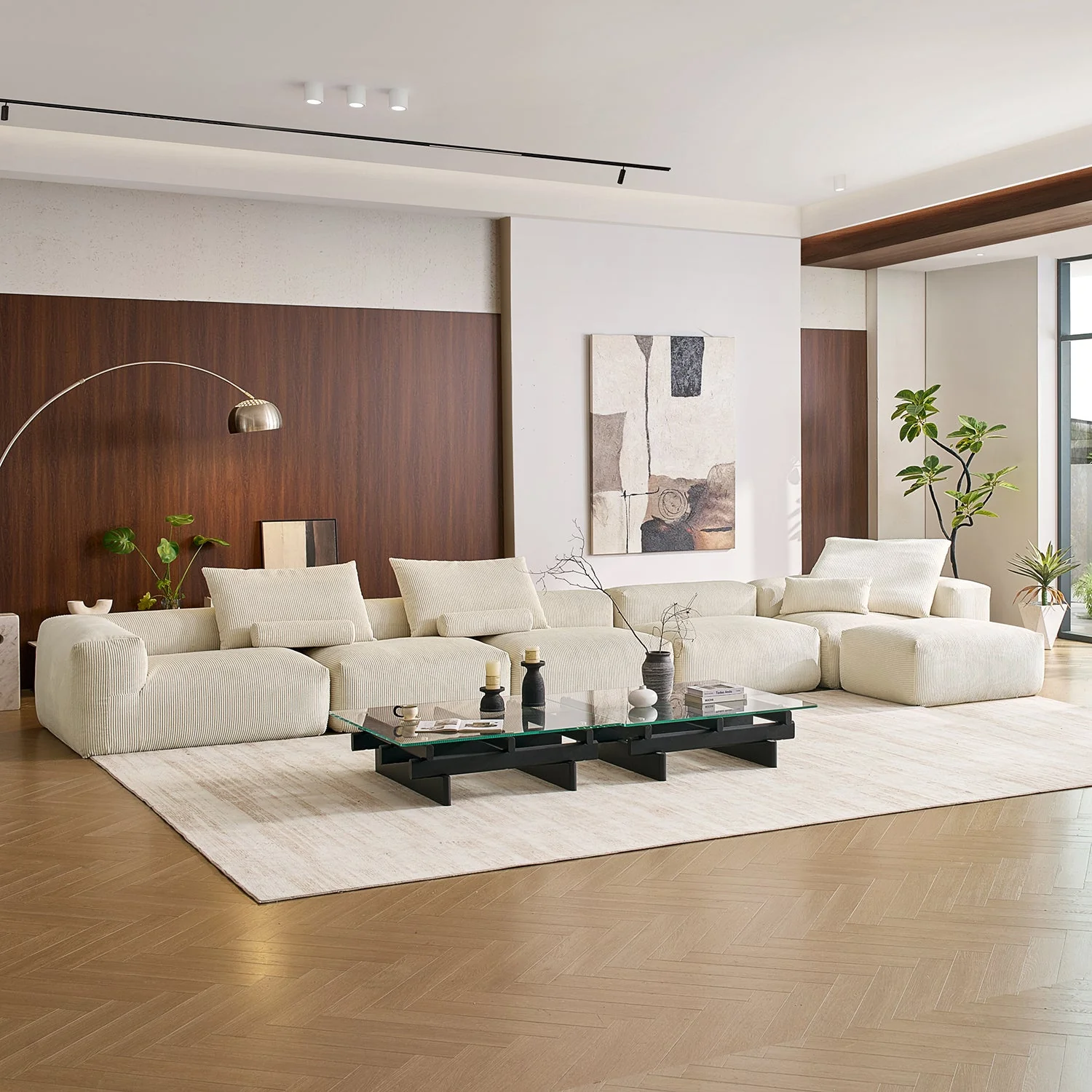 Mellow Sectional with Ottoman - Image 91