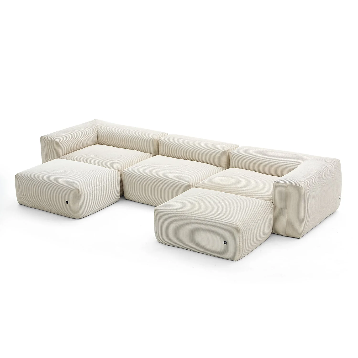 Mellow U Sectional with Ottoman - Image 10