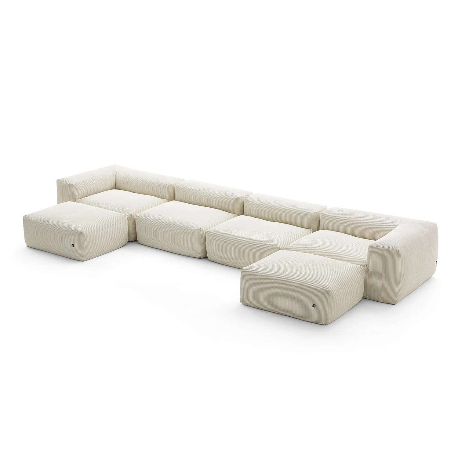 Mellow U Sectional with Ottoman - Image 36