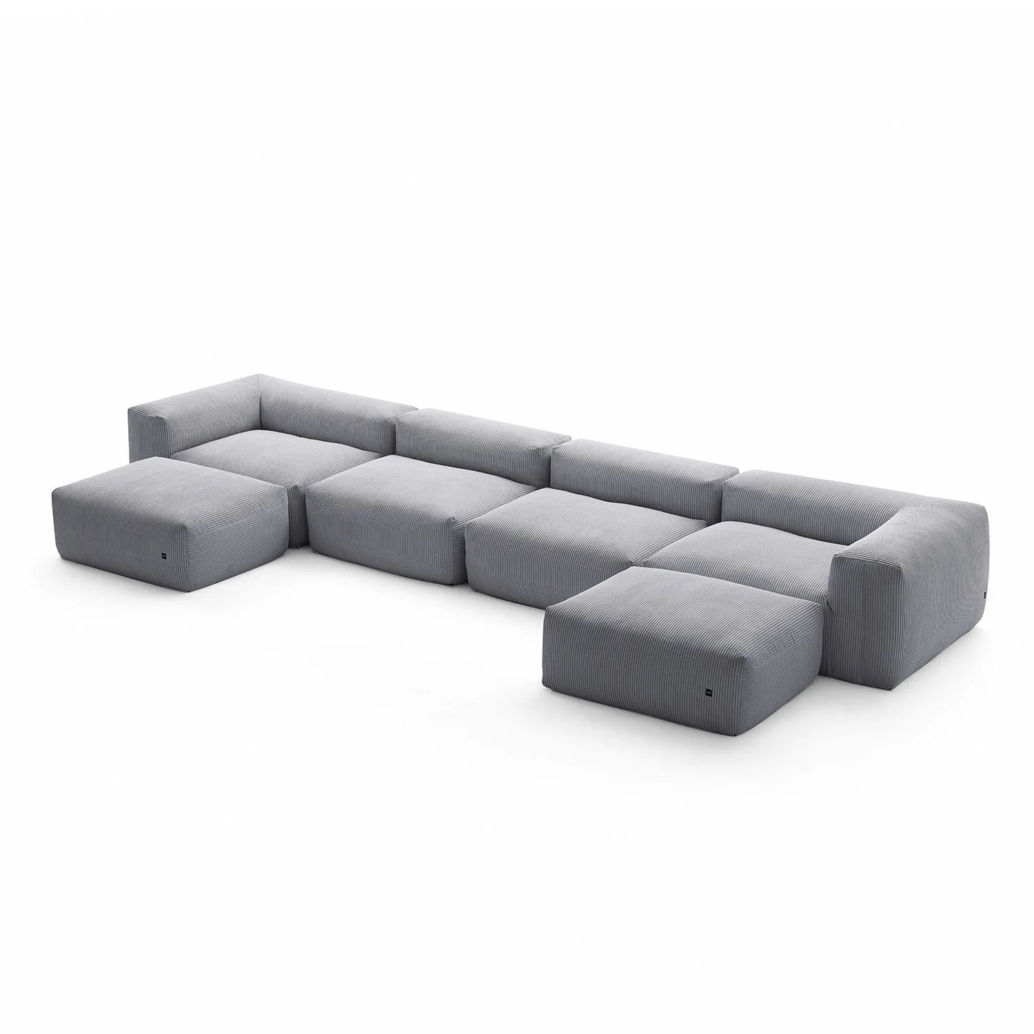 Mellow U Sectional with Ottoman - Image 49