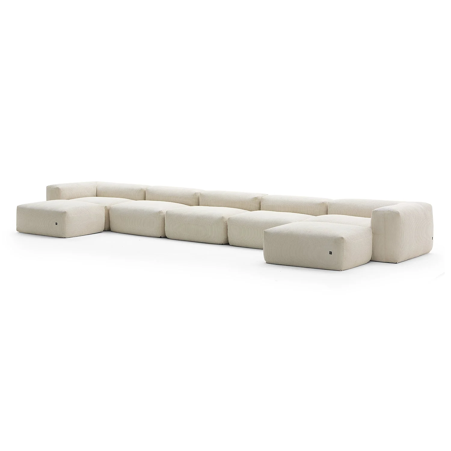 Mellow U Sectional with Ottoman - Image 64