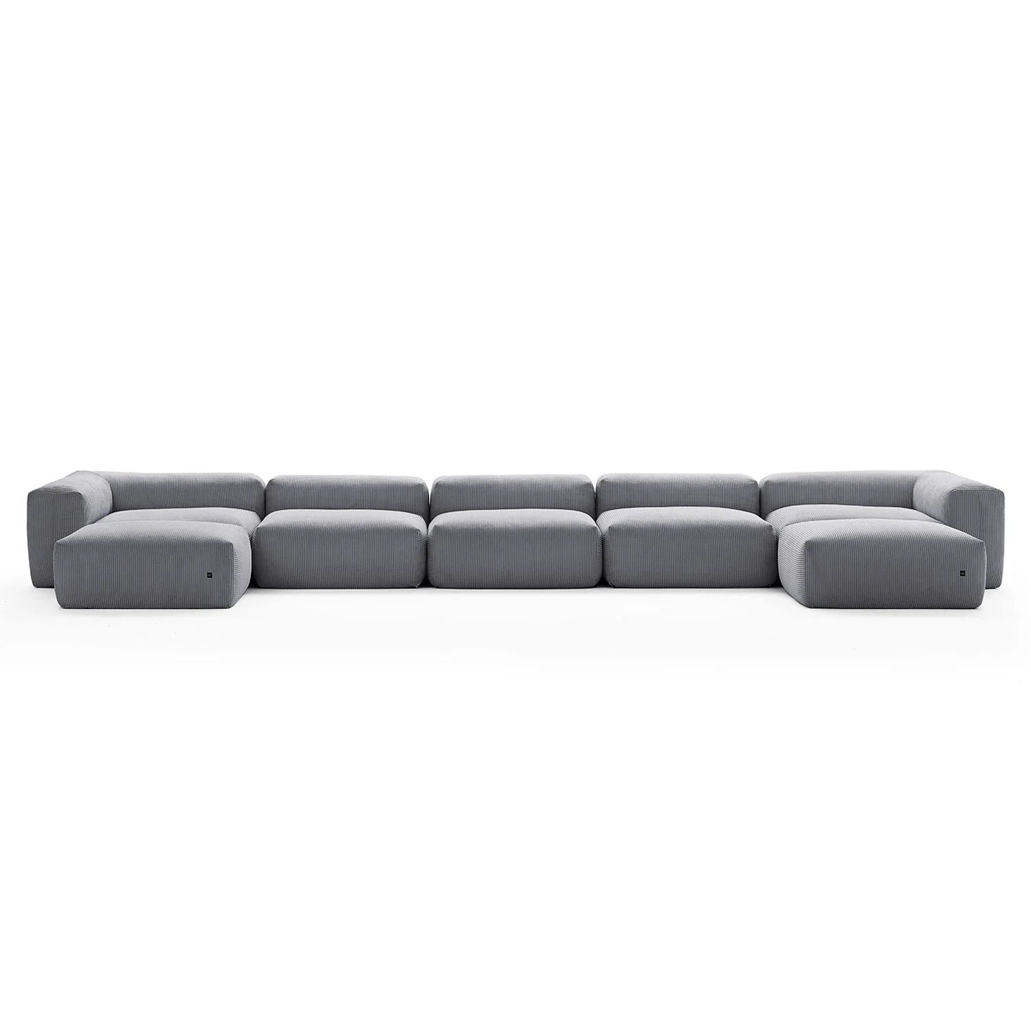Mellow U Sectional with Ottoman - Image 67