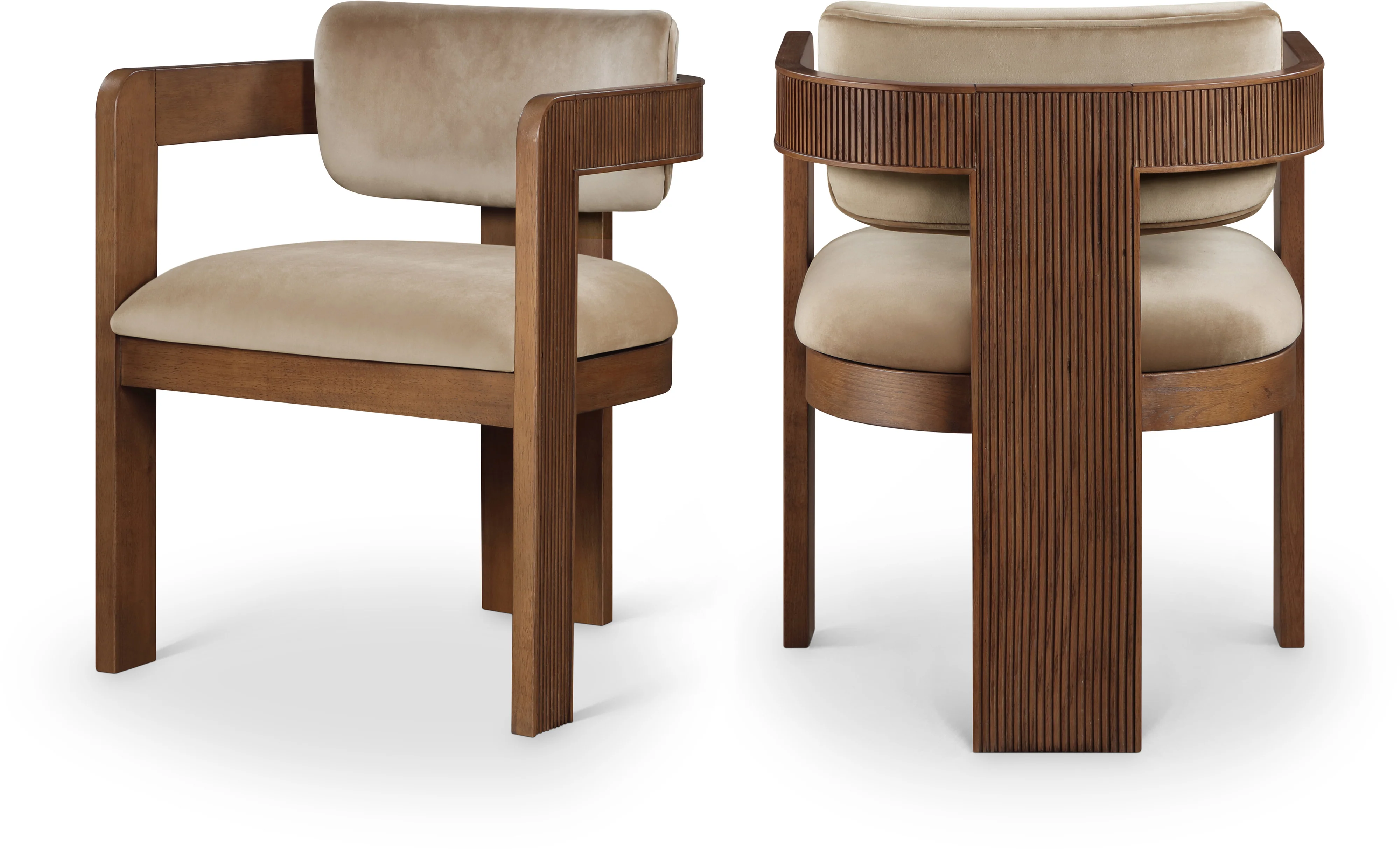 Sacha Walnut Dining Chair
