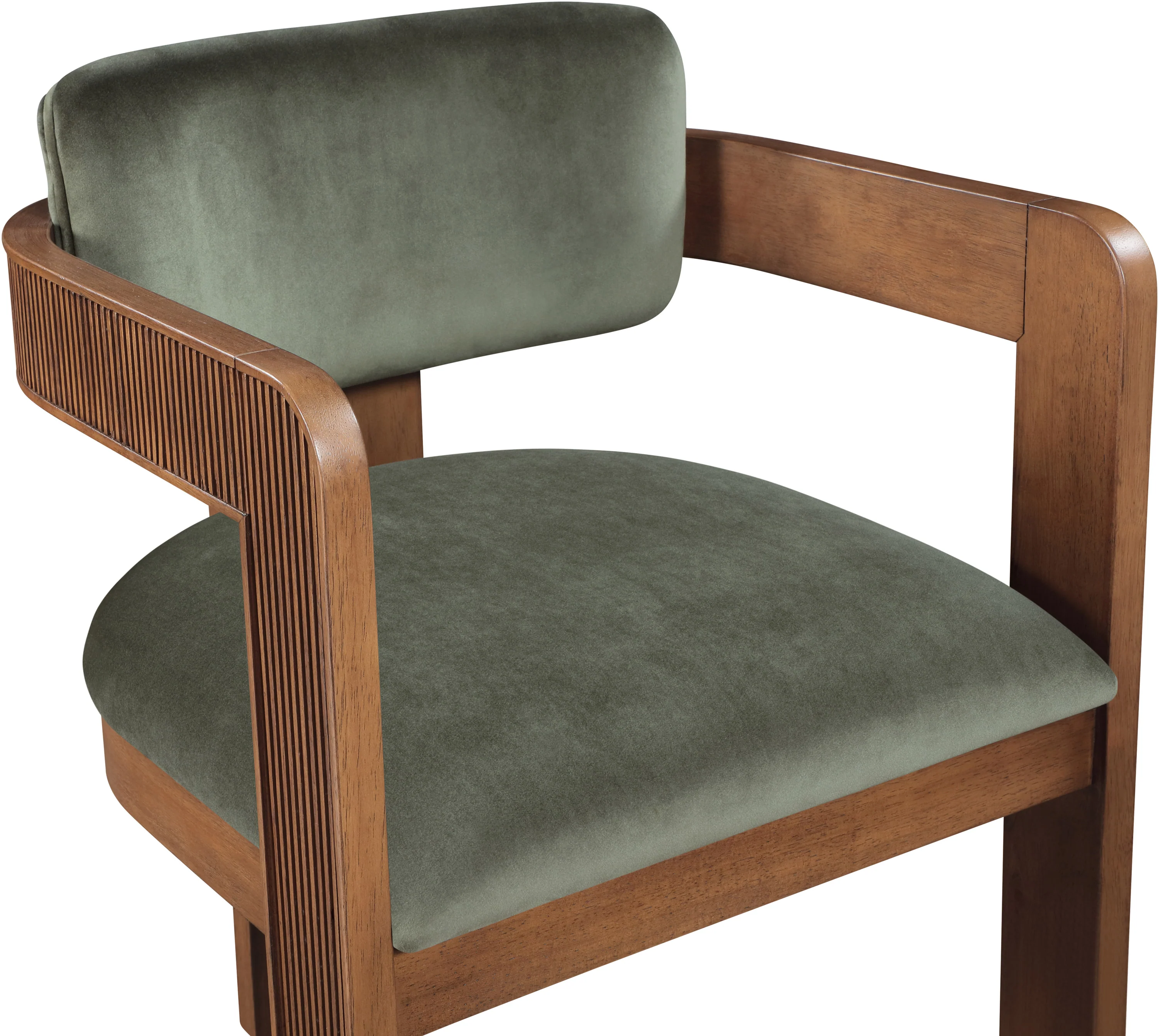 Sacha Walnut Dining Chair - Image 13