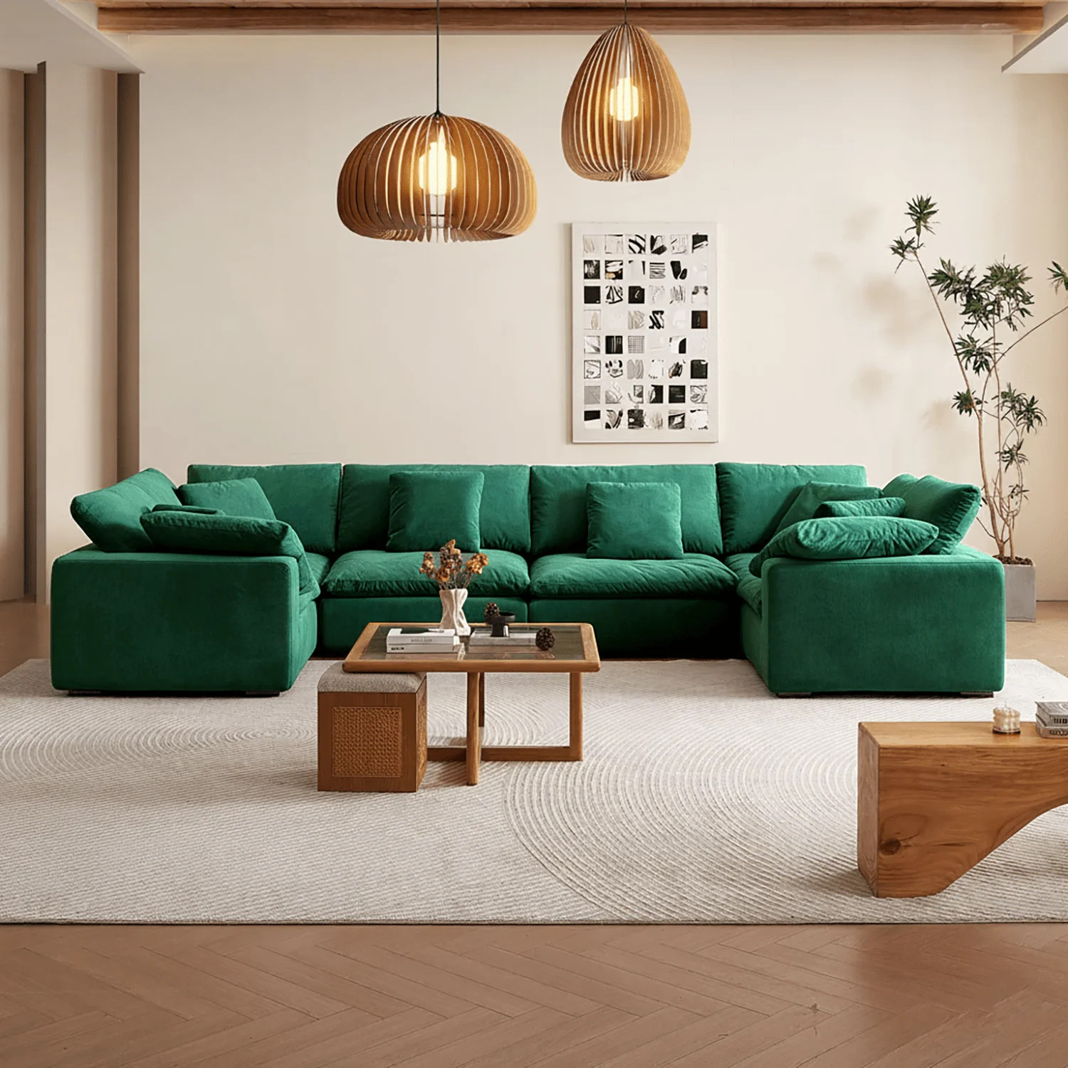 Tivoli Cloud U Closed Sectional - Image 184