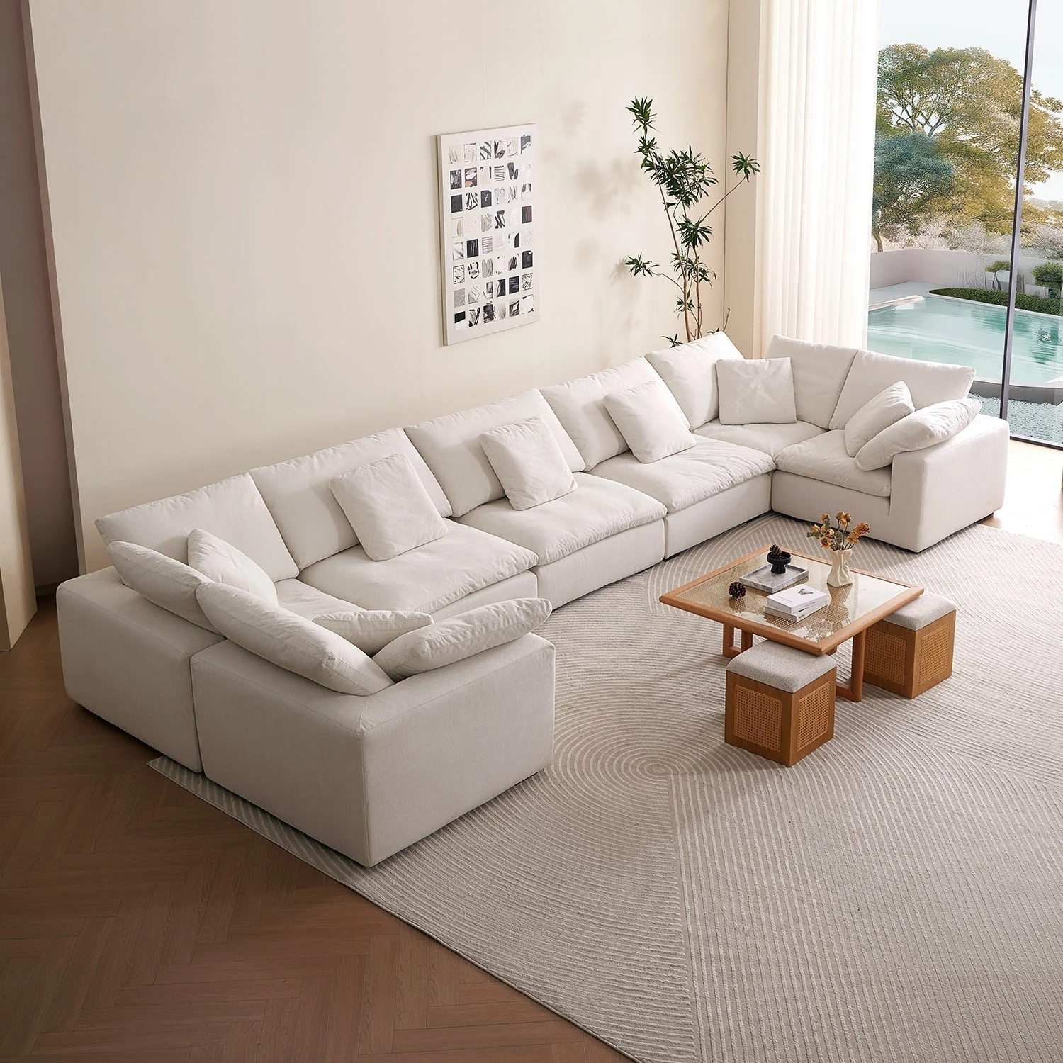 Tivoli Cloud U Closed Sectional - Image 21