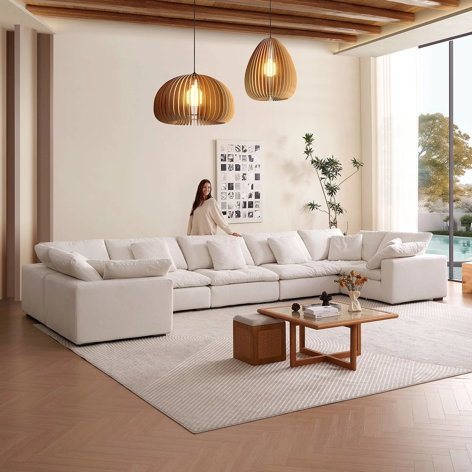 Tivoli Cloud U Closed Sectional - Image 23