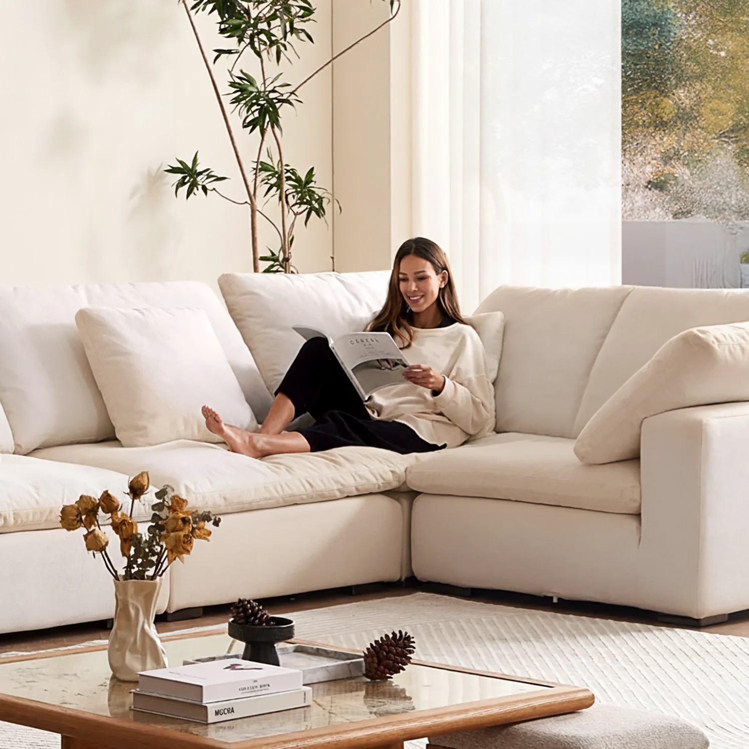 Tivoli Cloud U Closed Sectional - Image 231