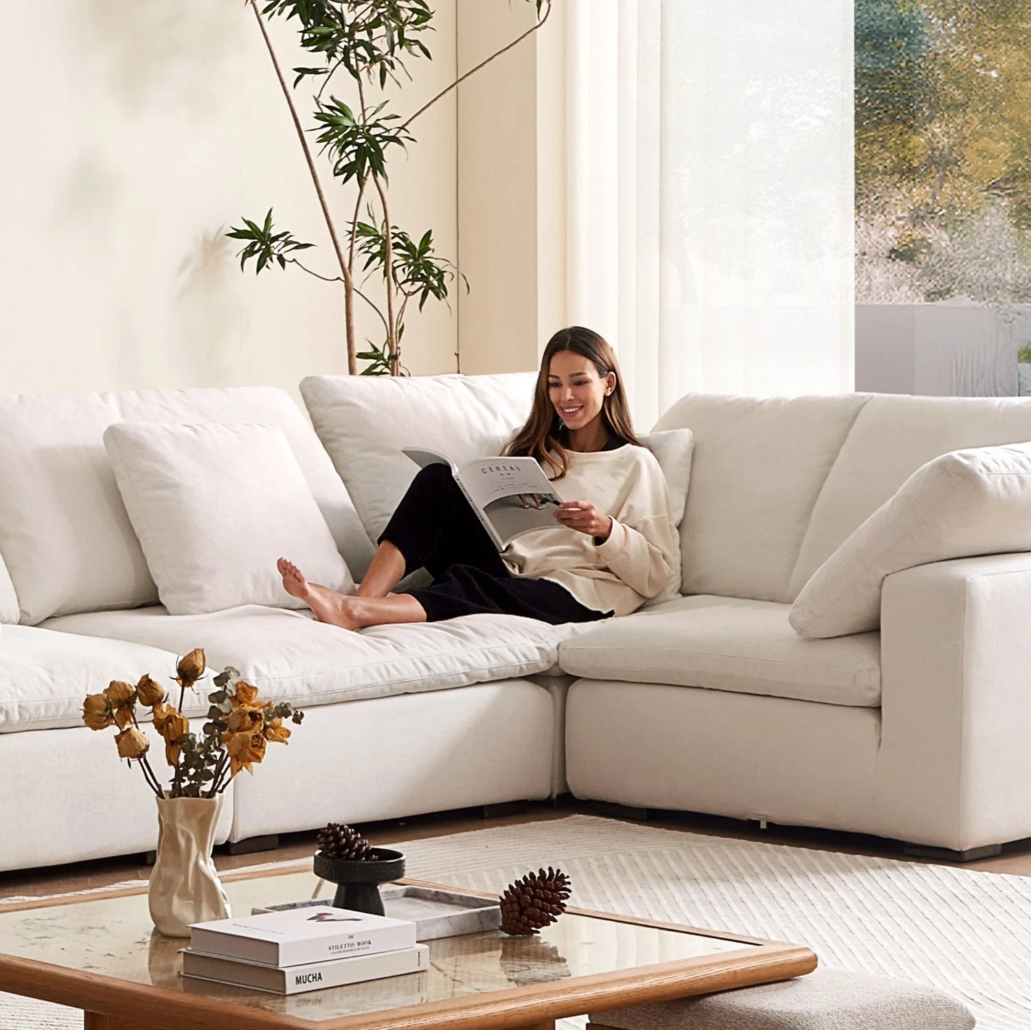Tivoli Cloud U Closed Sectional - Image 30