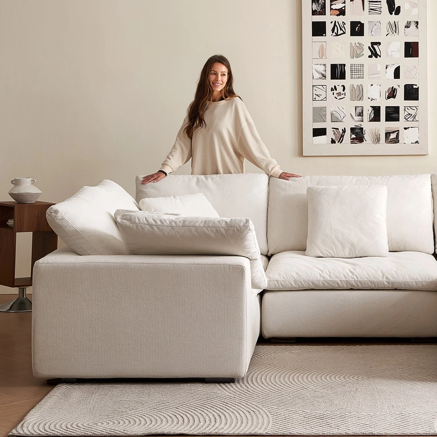 Tivoli Cloud U Closed Sectional - Image 6