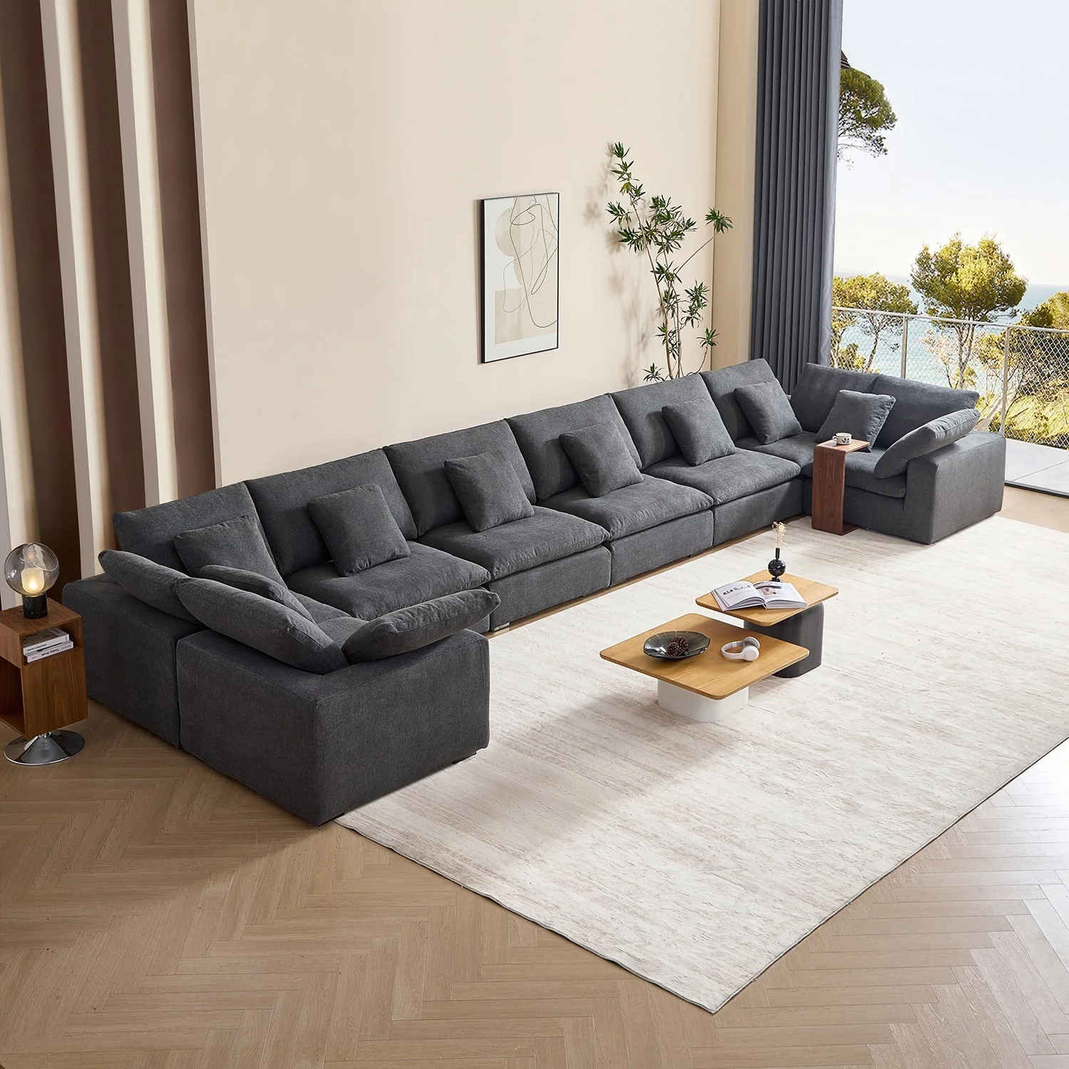 Tivoli Cloud U Closed Sectional - Image 61