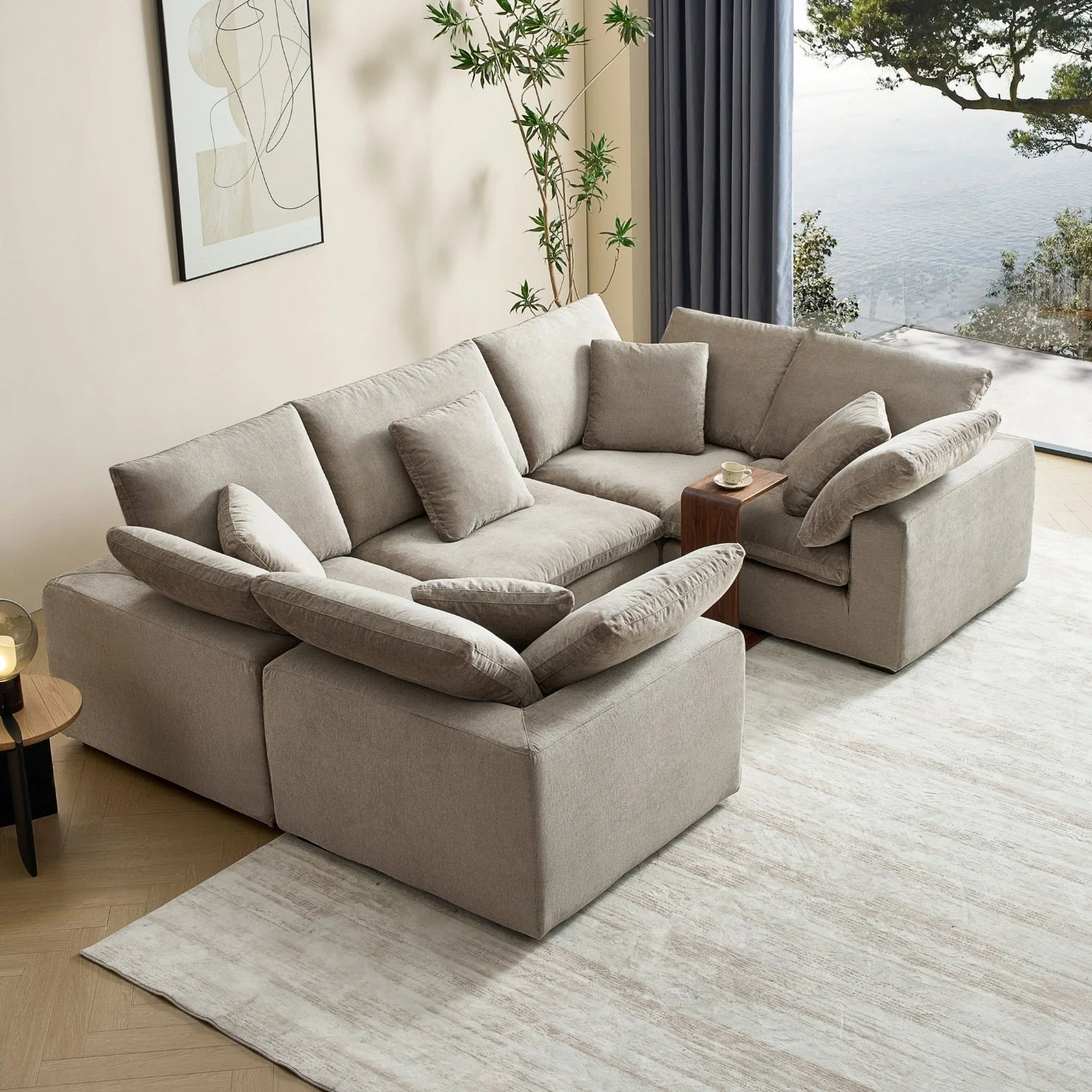Tivoli Cloud U Closed Sectional - Image 73