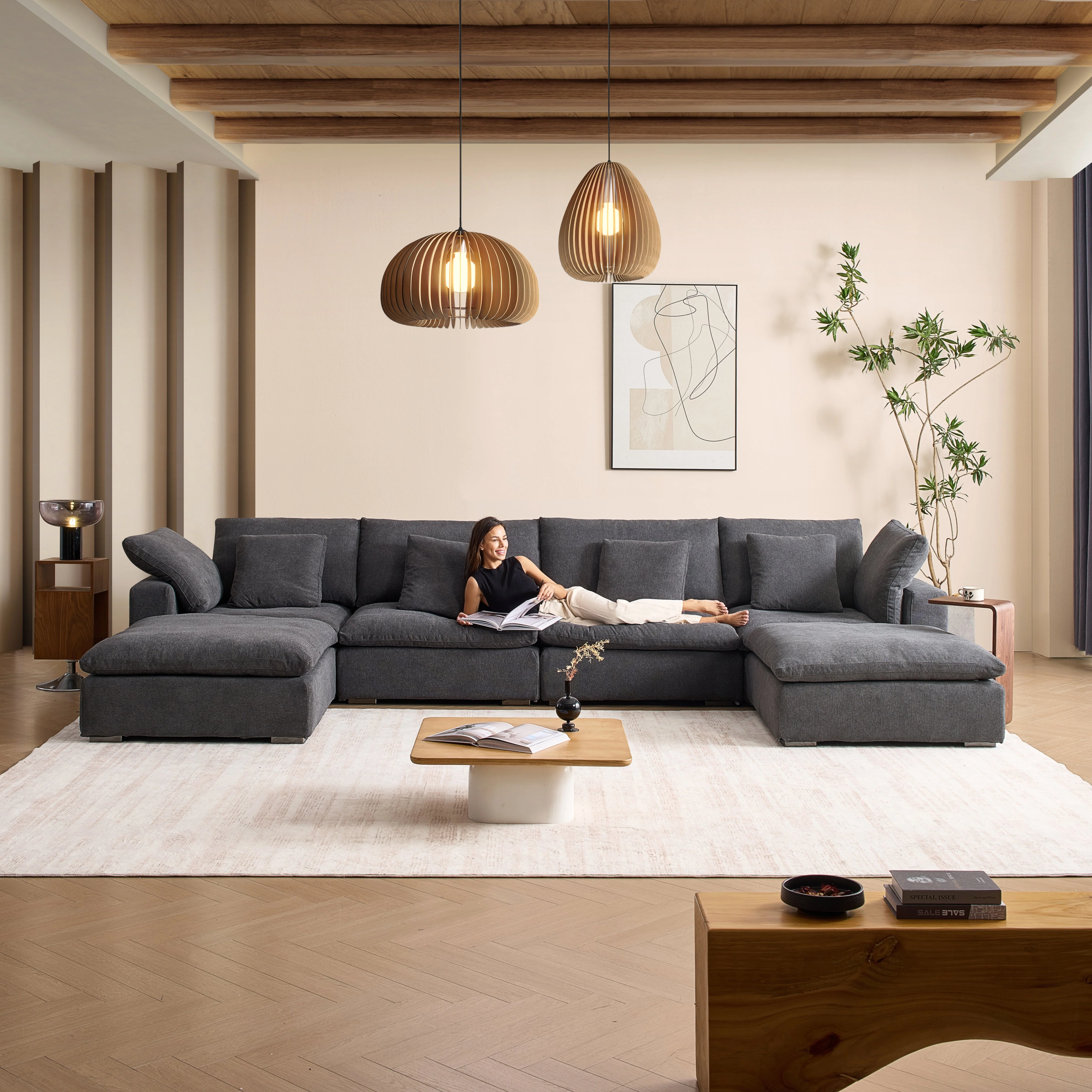 Tivoli Cloud U Sectional - Image 46