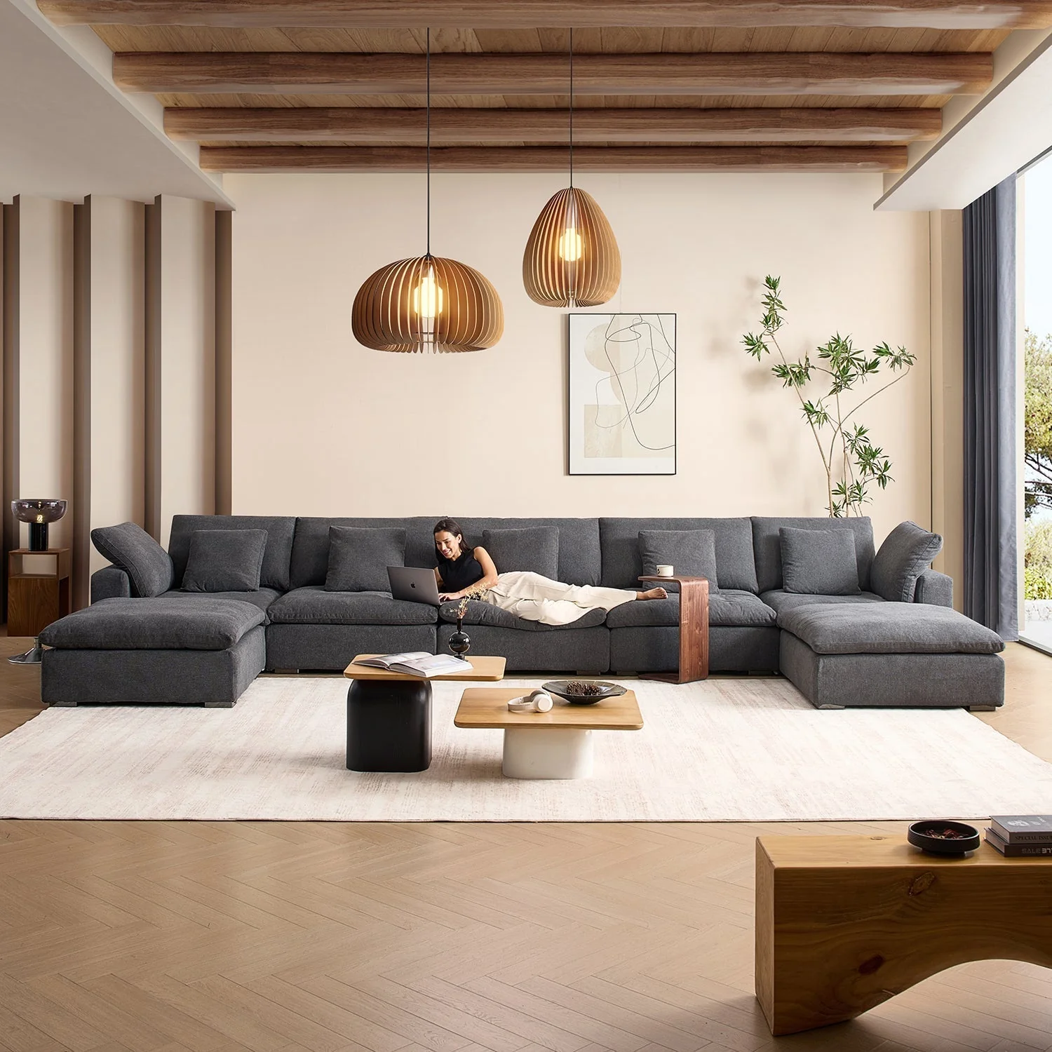 Tivoli Cloud U Sectional - Image 54
