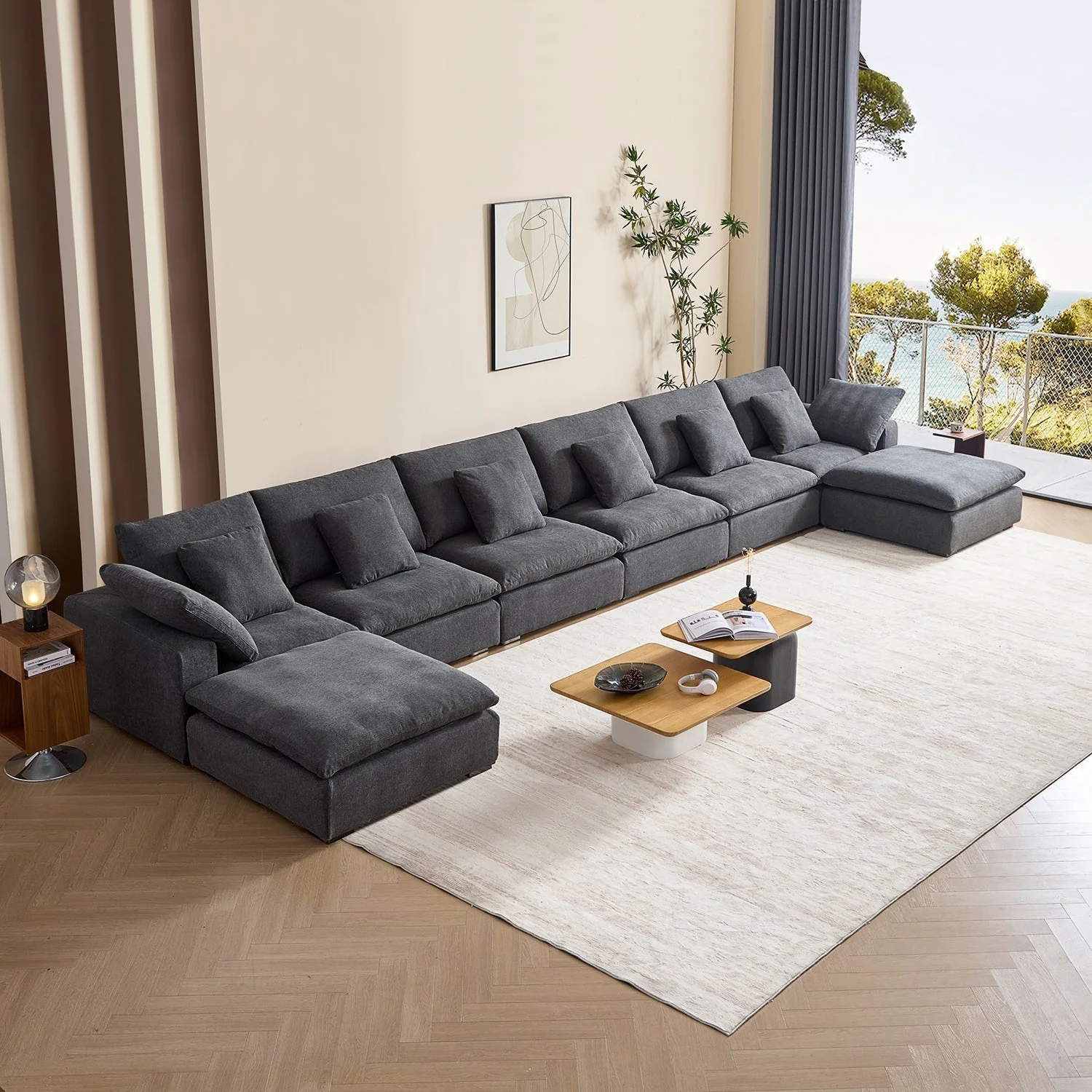 Tivoli Cloud U Sectional - Image 58