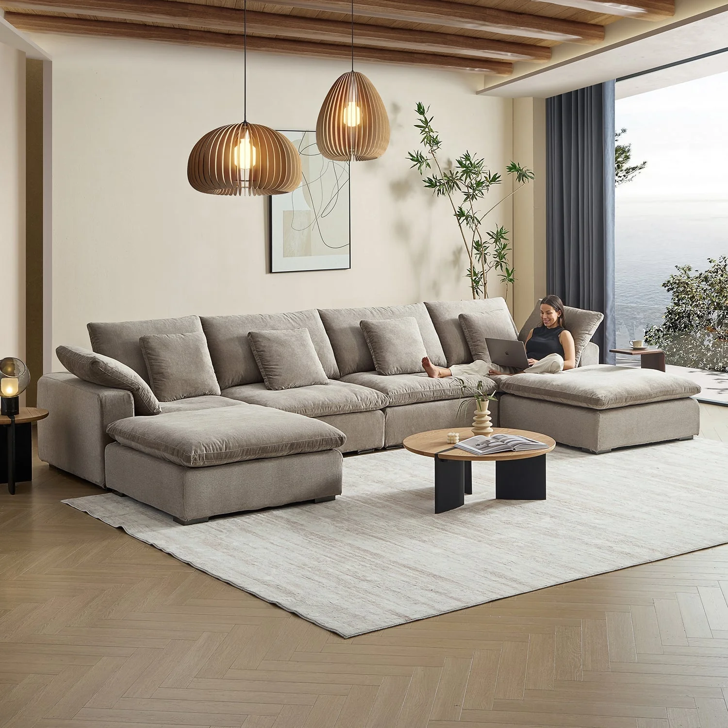 Tivoli Cloud U Sectional - Image 77